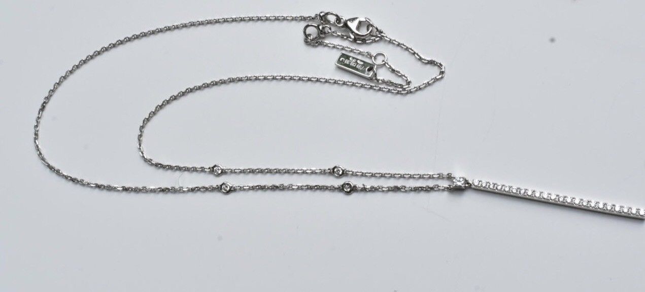 Messika Gatsby Vertical Bar Diamond Necklace - Image 10 of 12