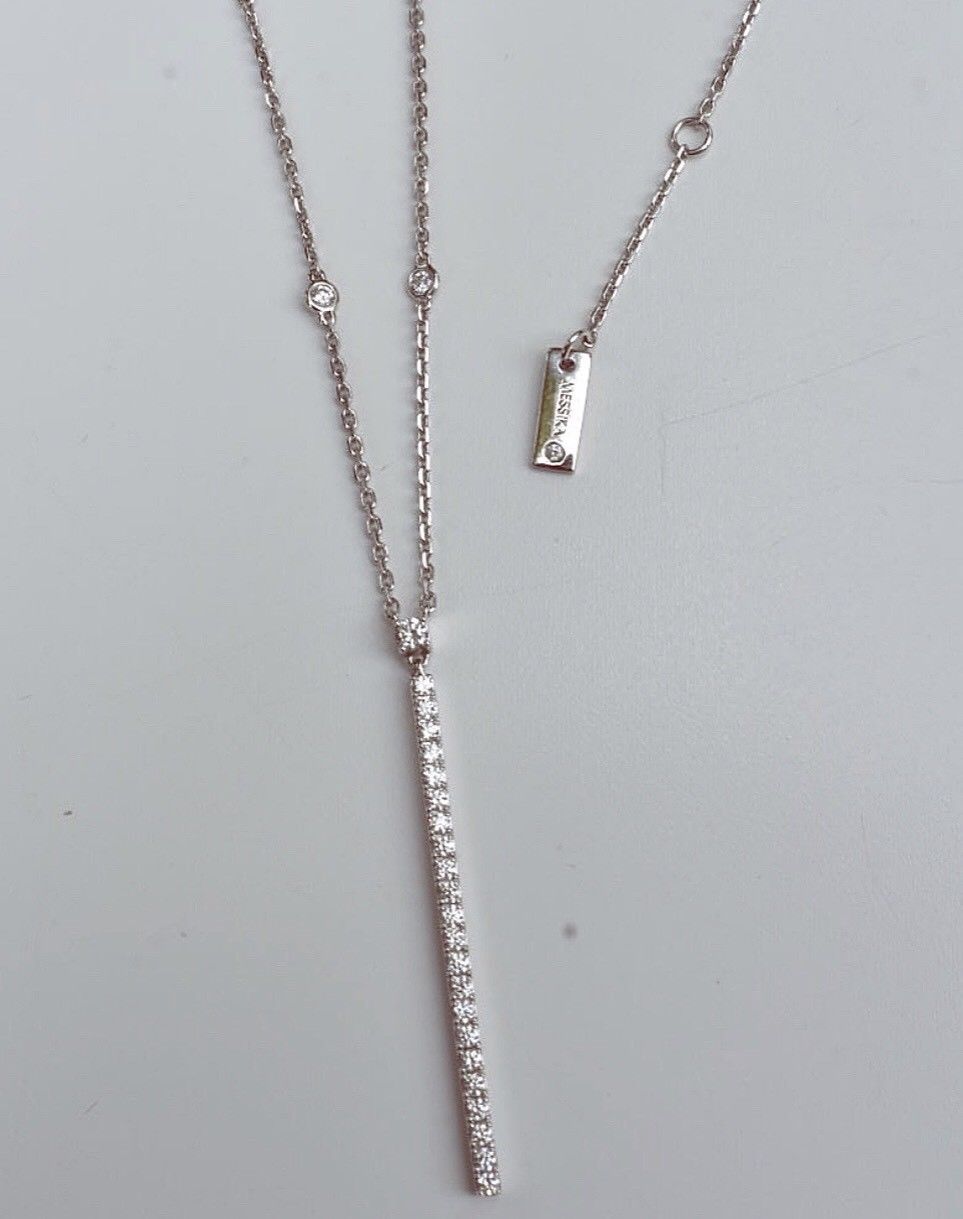 Messika Gatsby Vertical Bar Diamond Necklace - Image 5 of 12