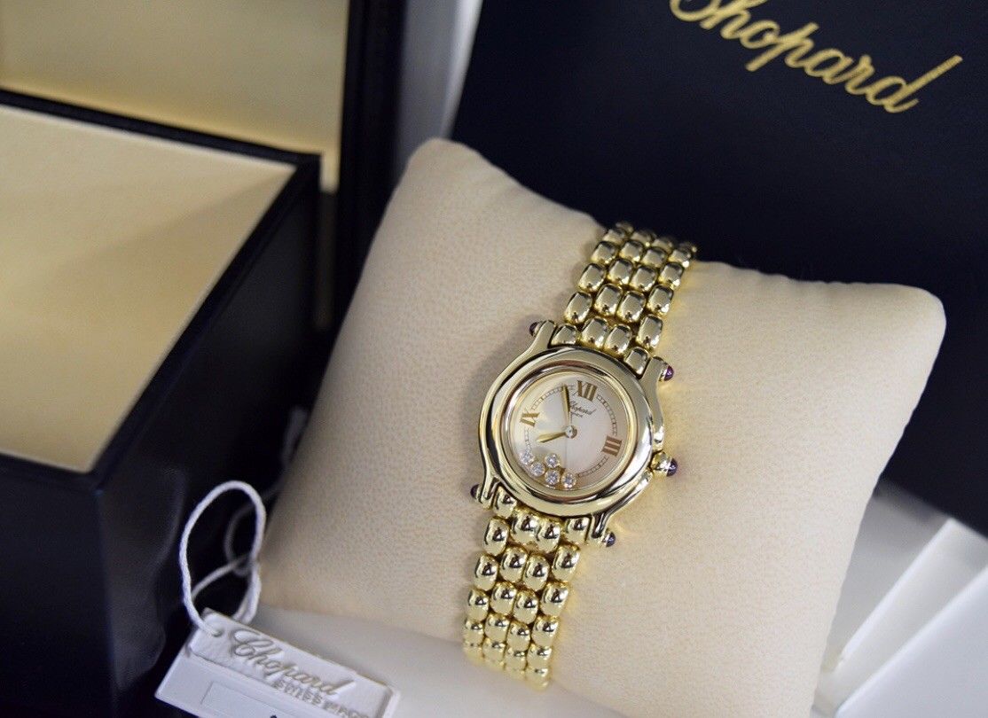 Chopard Happy Diamonds Watch 18k - Image 5 of 12