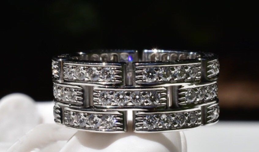 Cartier Maillon Panthere Diamond Ring 18k - Image 3 of 12