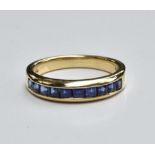 Tiffany & Co Sapphire Eternity Ring 18k