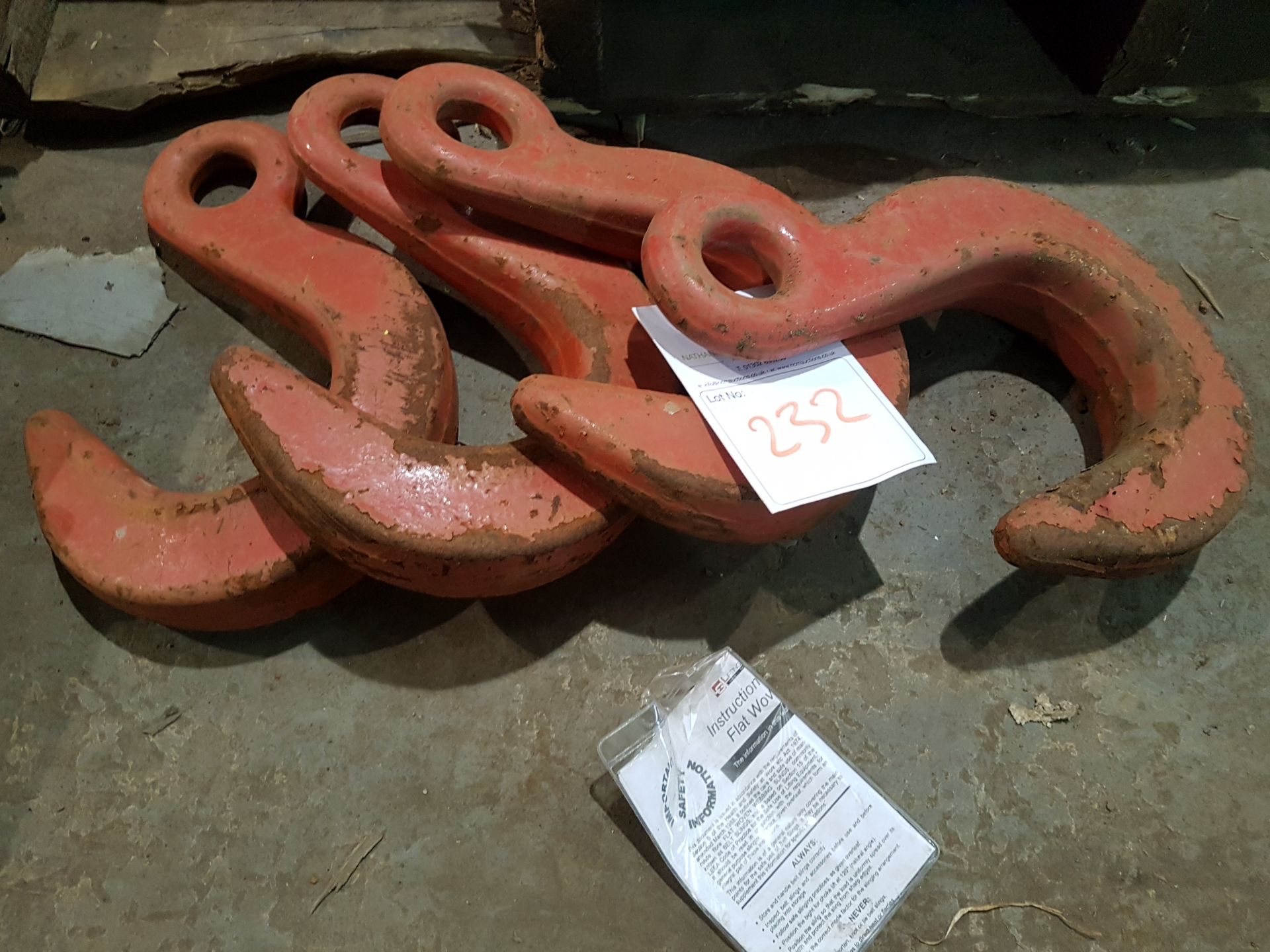 4 NO 15T FOUNDRY HOOKS