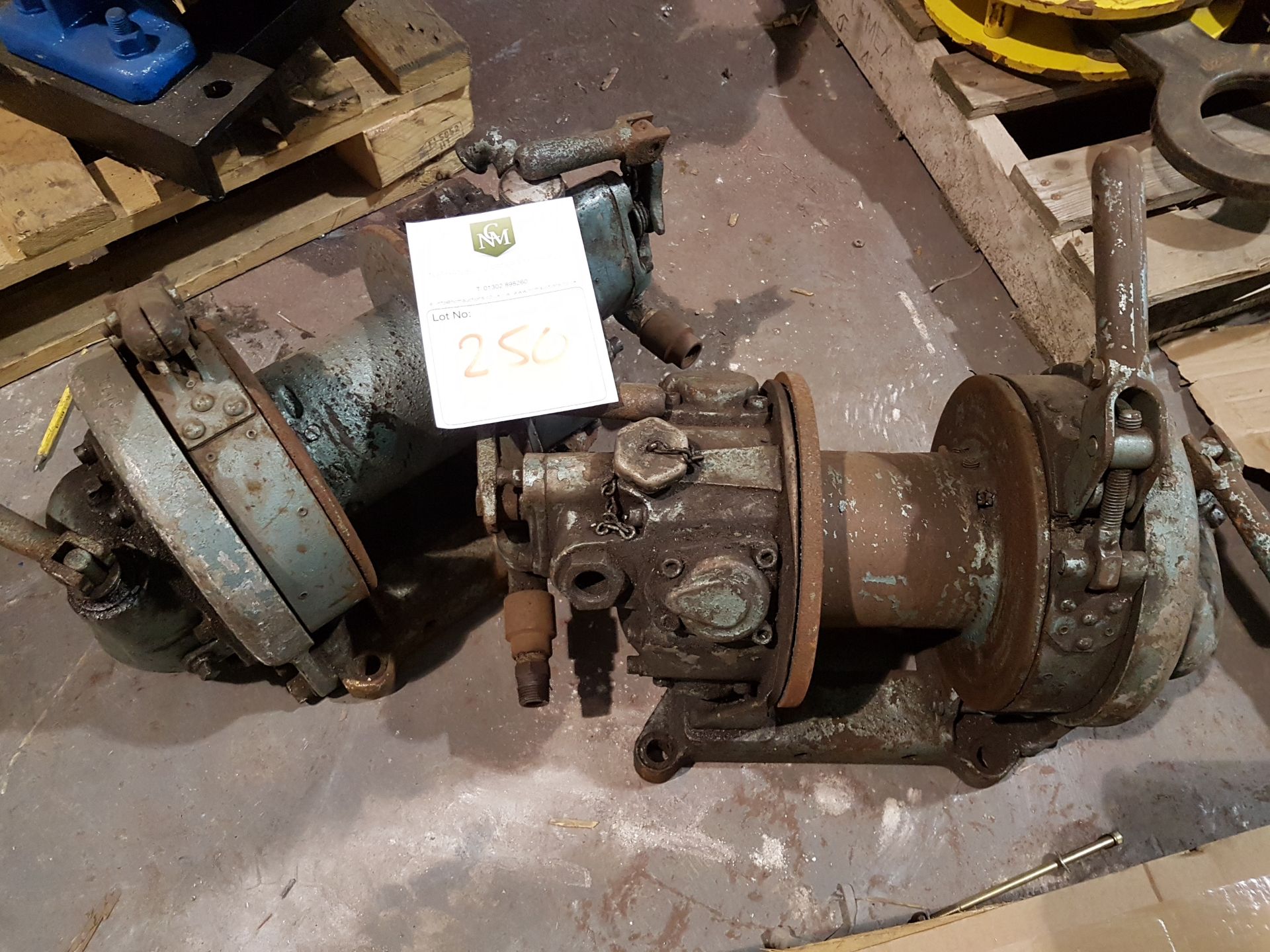 2 NO INGERSOLL RAND AIR WINCHES