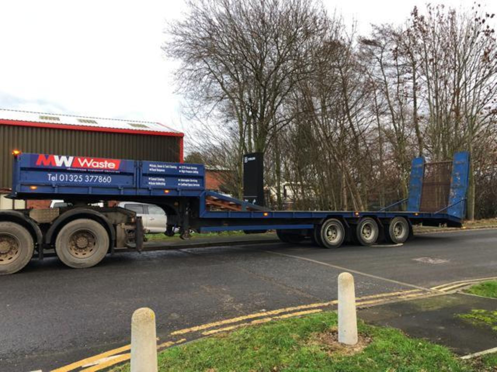 LOT WITHDRAWN | Van Hoolann Tri Axel Step Frame Articulated Trailer - Image 2 of 14