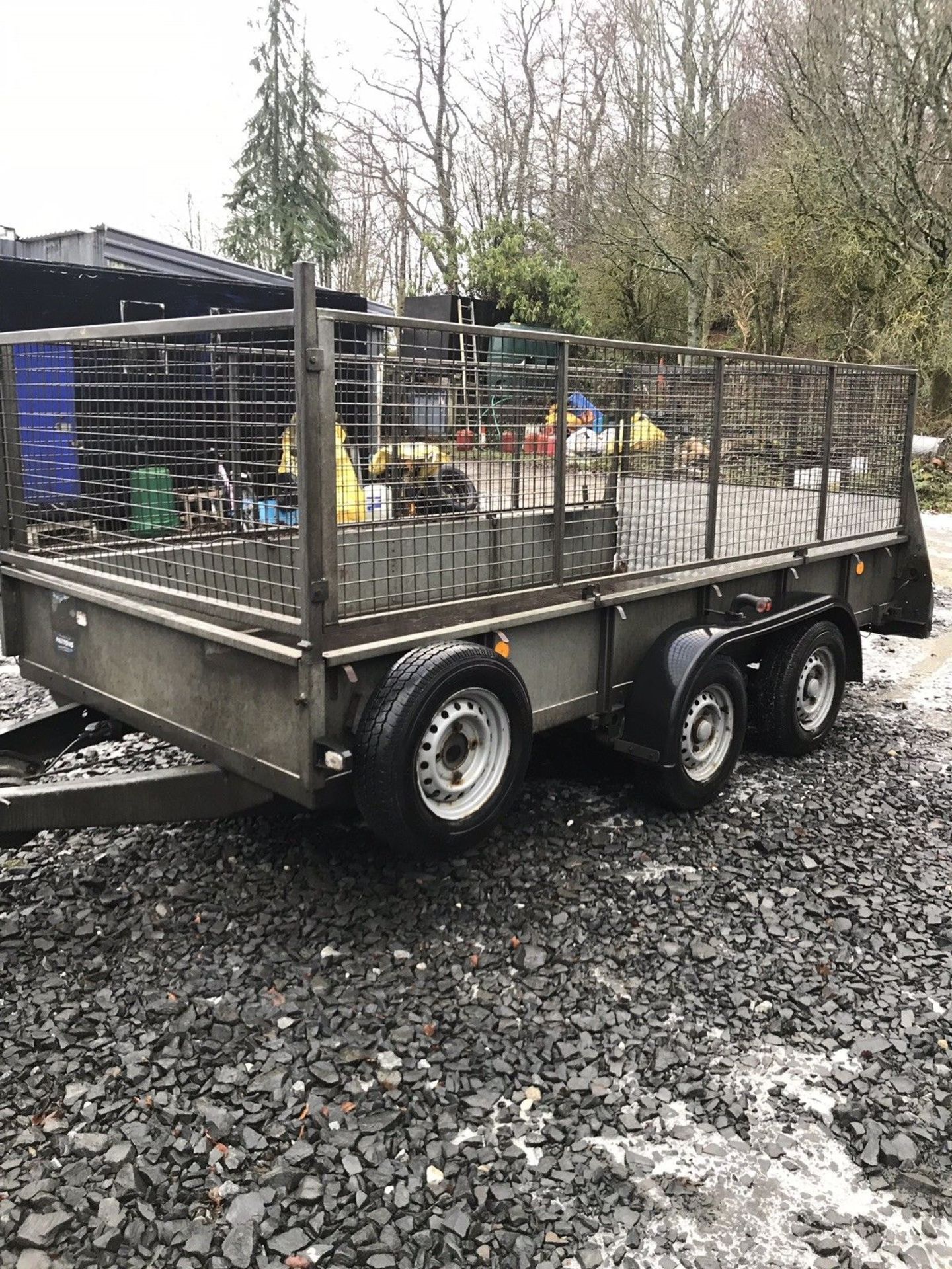 LOT WITHDRAWN | 2012 Ifor Williams GD126 2700kg Plant trailer 12’ X 6’ Mesh Sides Ramp Tailgate - Bild 3 aus 5