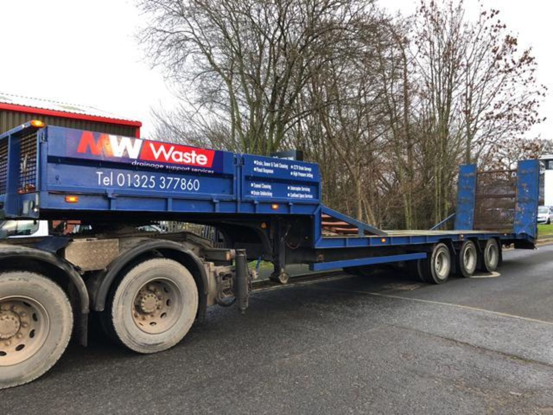 LOT WITHDRAWN | Van Hoolann Tri Axel Step Frame Articulated Trailer