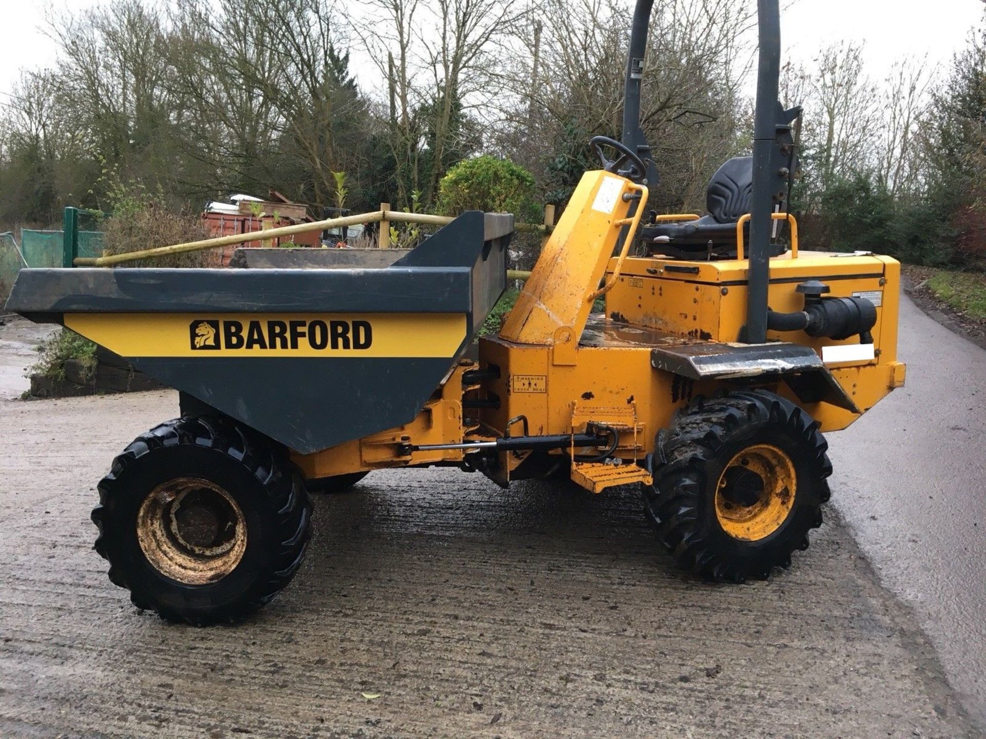 Barford Sx3000 AUTO DUMPER 2008 3 Ton dumper - Image 3 of 3