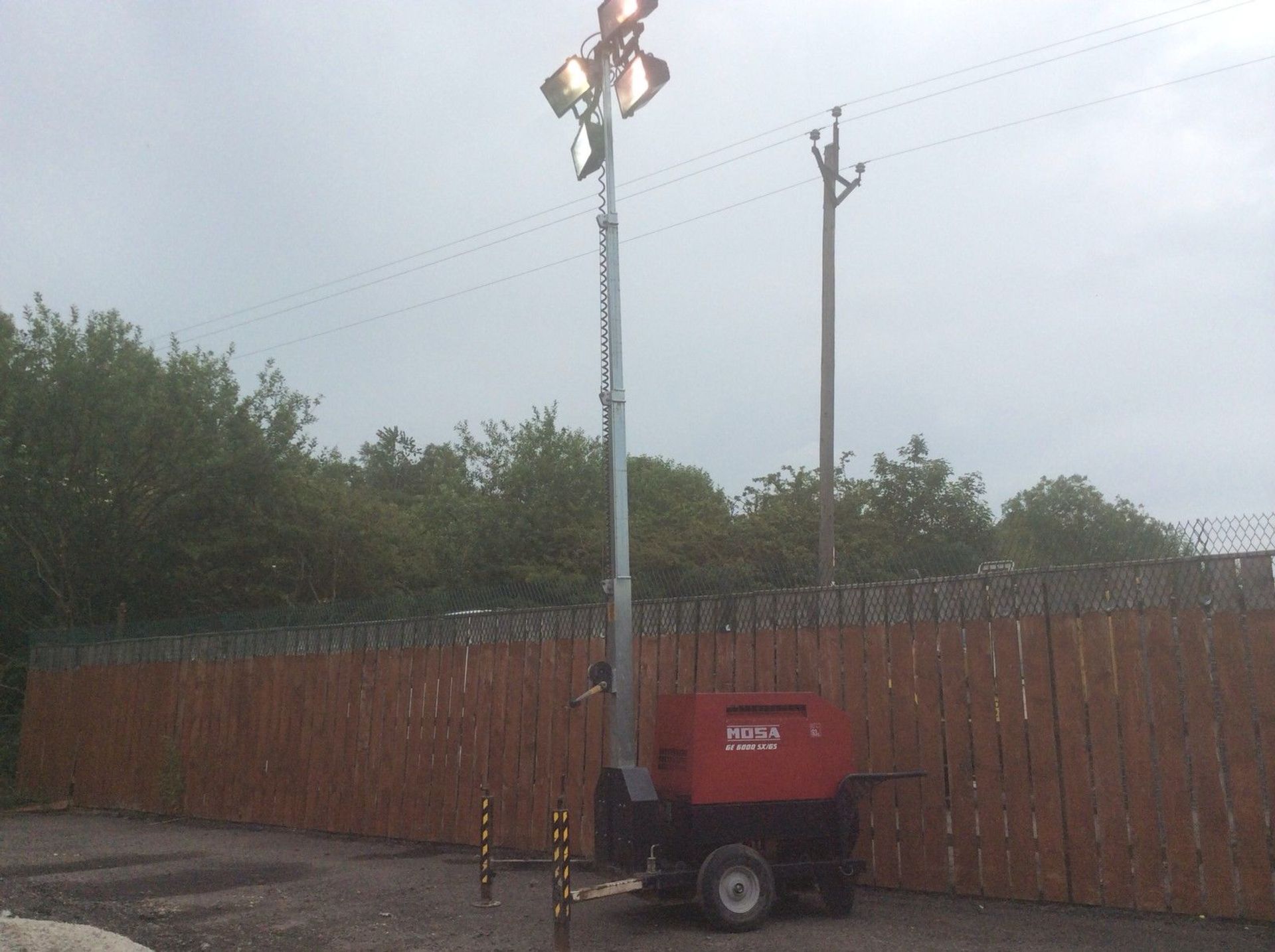 MOSA GE 6000 SX/GS Site or Event lighting tower - Image 7 of 8