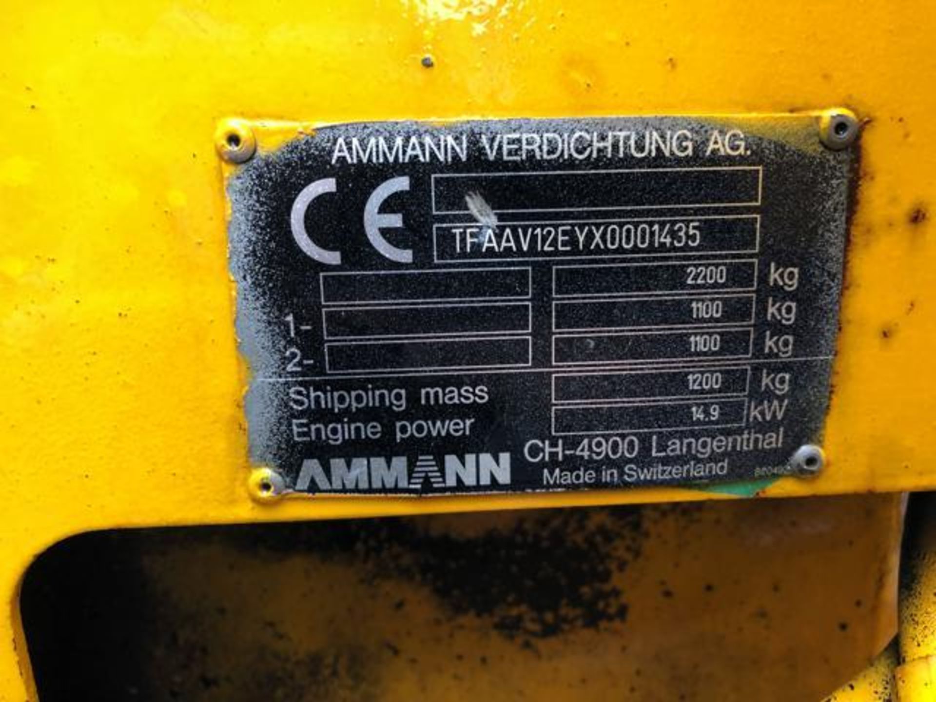 LOT WITHDRAWN | Ammann Diesel Double Drum Ride on Roller - Image 4 of 8