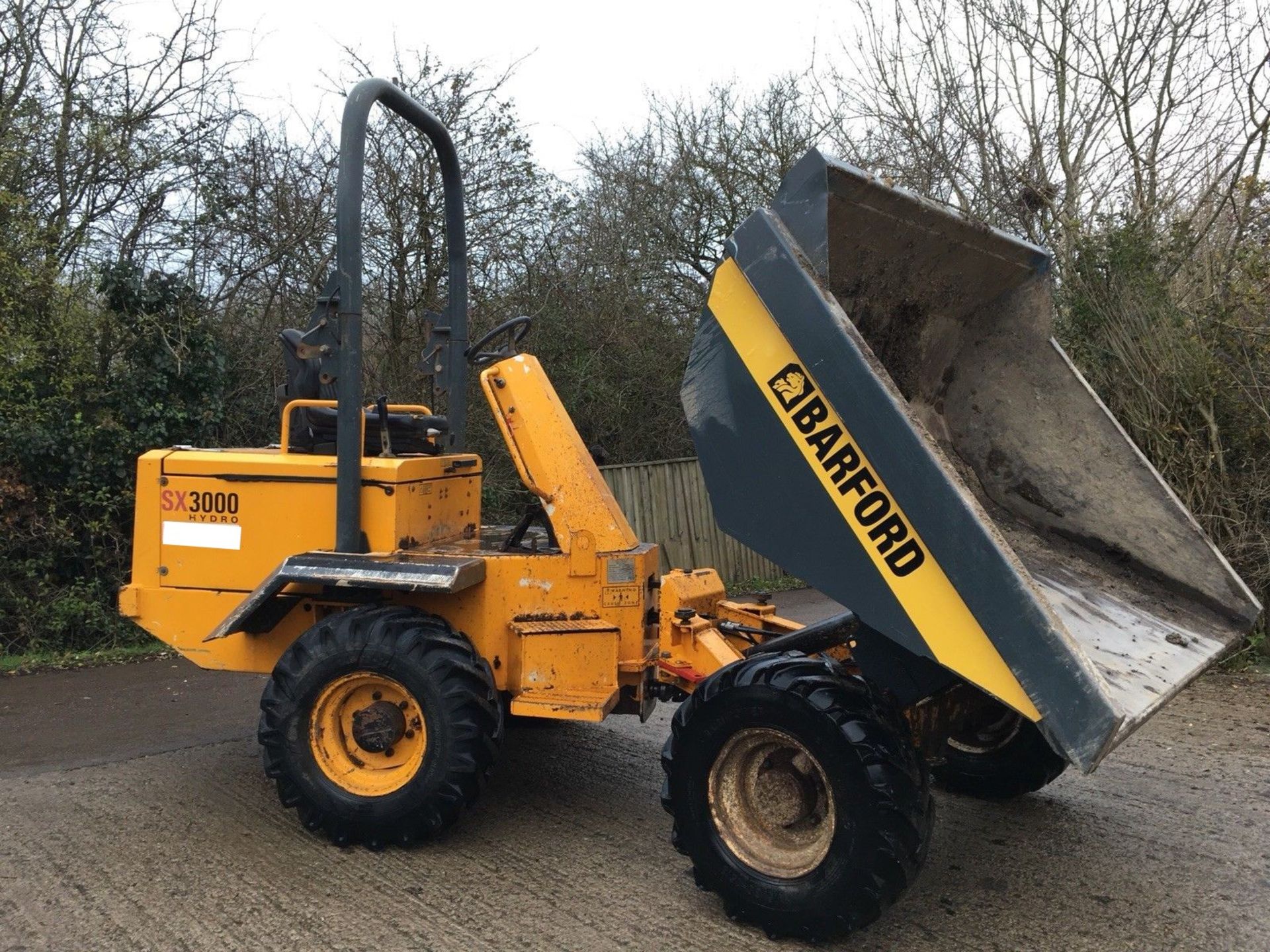 Barford Sx3000 AUTO DUMPER 2008 3 Ton dumper