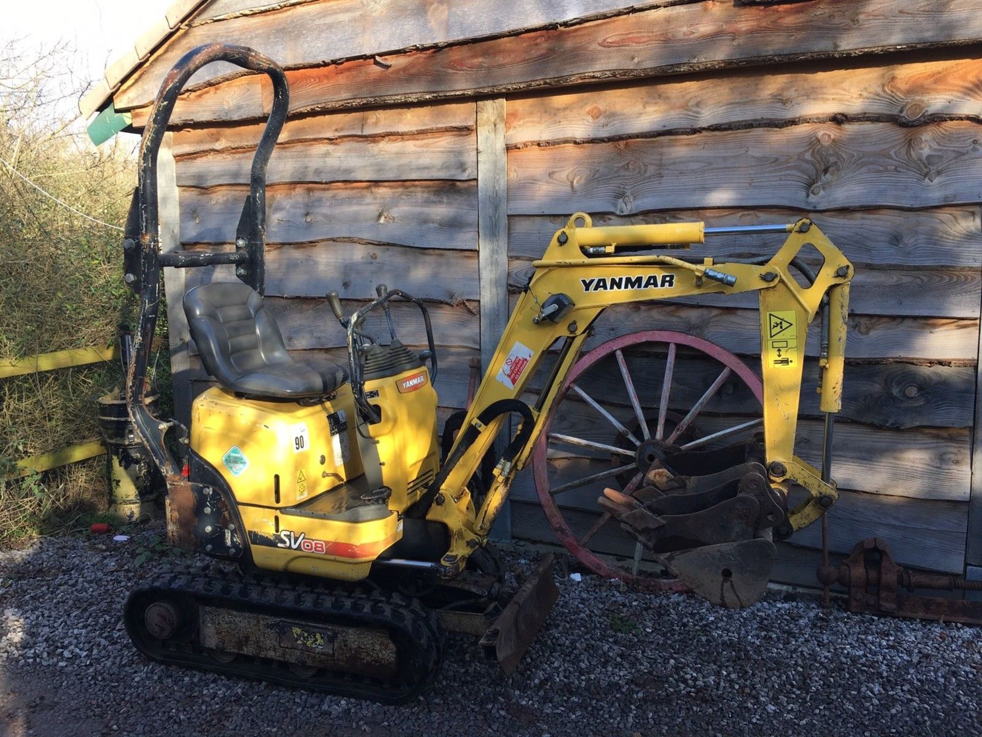 Yanmar Sv08 Micro Digger Mini Digger