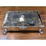 Antique Fine Silver & Pure Gold Cigar Box - Commissioned By Haile Selassie I