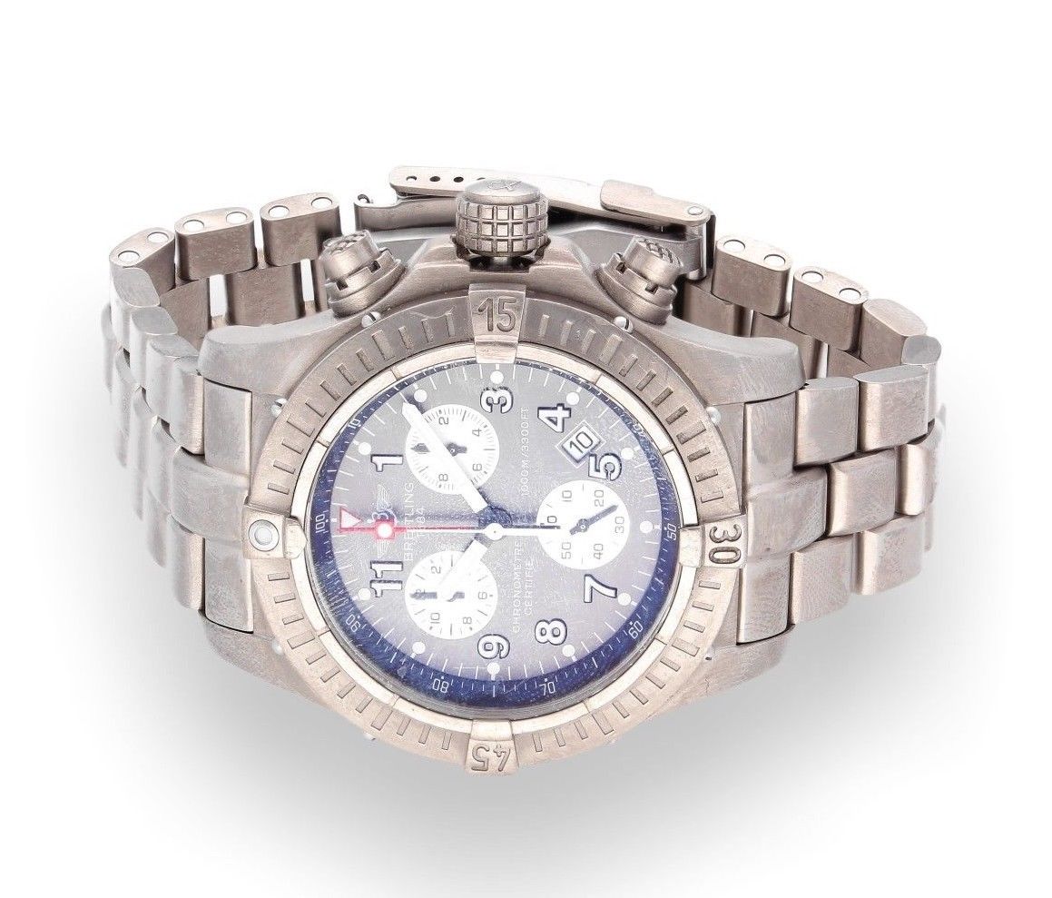 Breitling Chrono Avenger E73360 Titanium Quartz Watch - 2006 - Box & Papers - Image 2 of 5