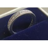 925 Platinum - Ring - 1.20 ct Diamond - E/SI (5.0grams)