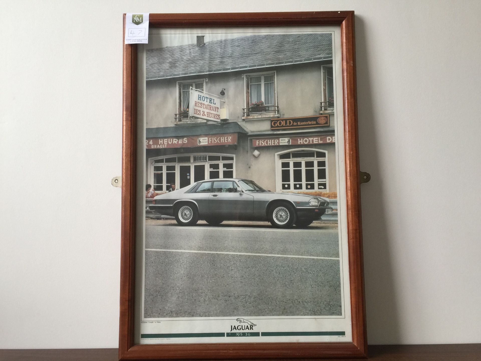Framed Jaguar (XJ-S 36) Print