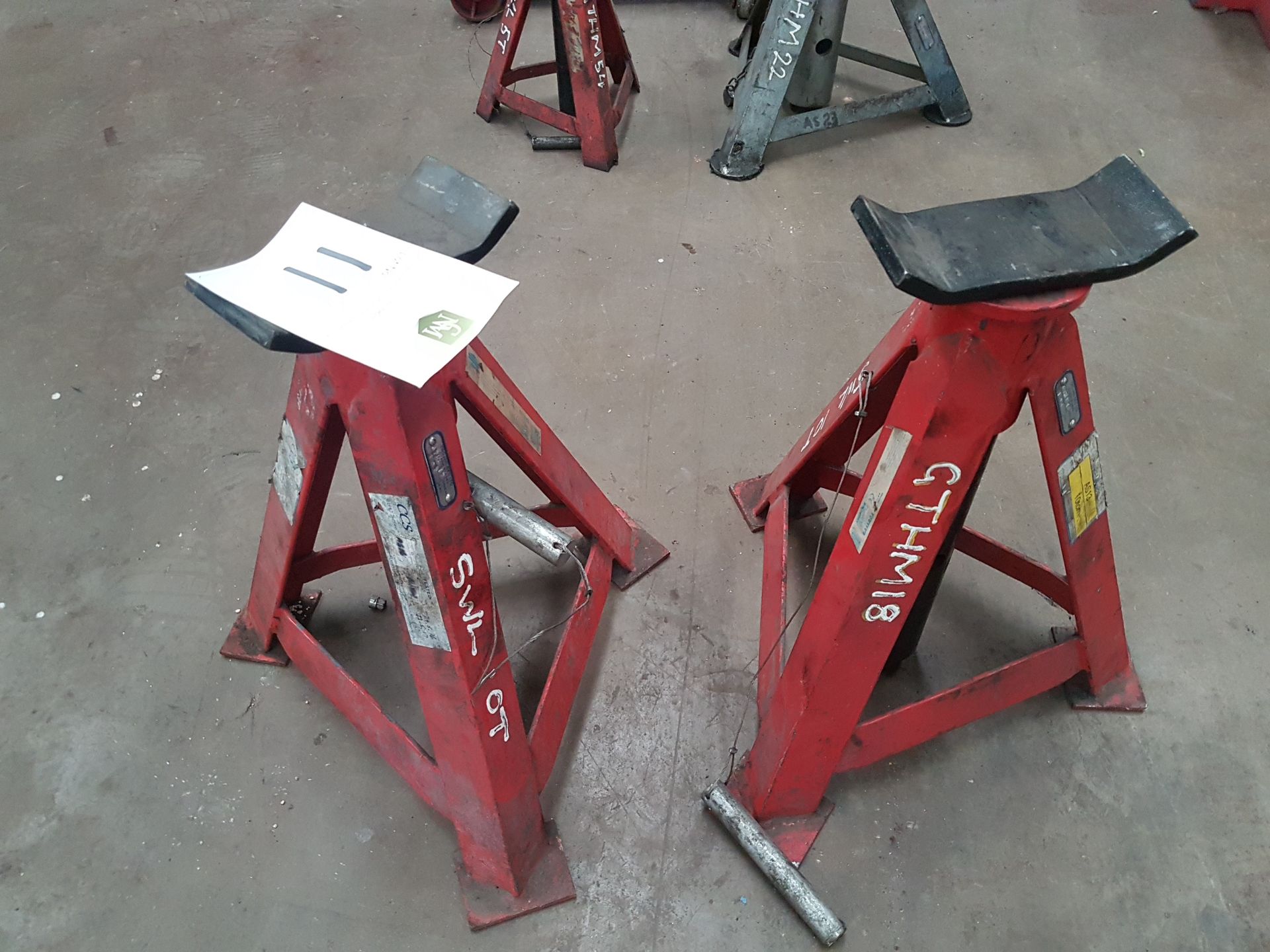 2 x Large Axle Stands