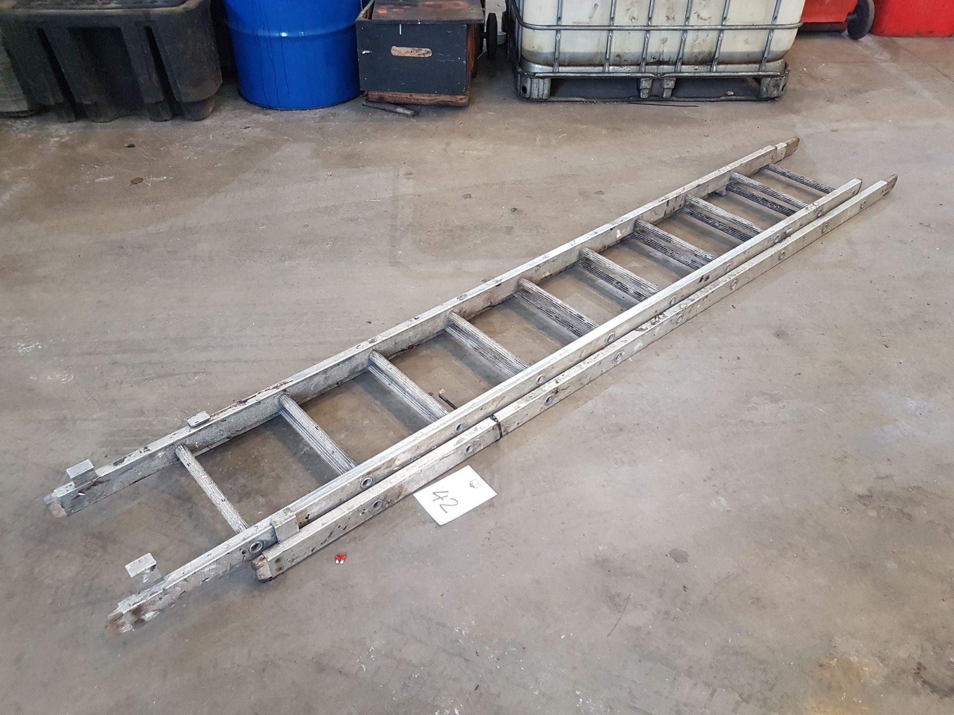 18 Step Double Aluminium Ladder