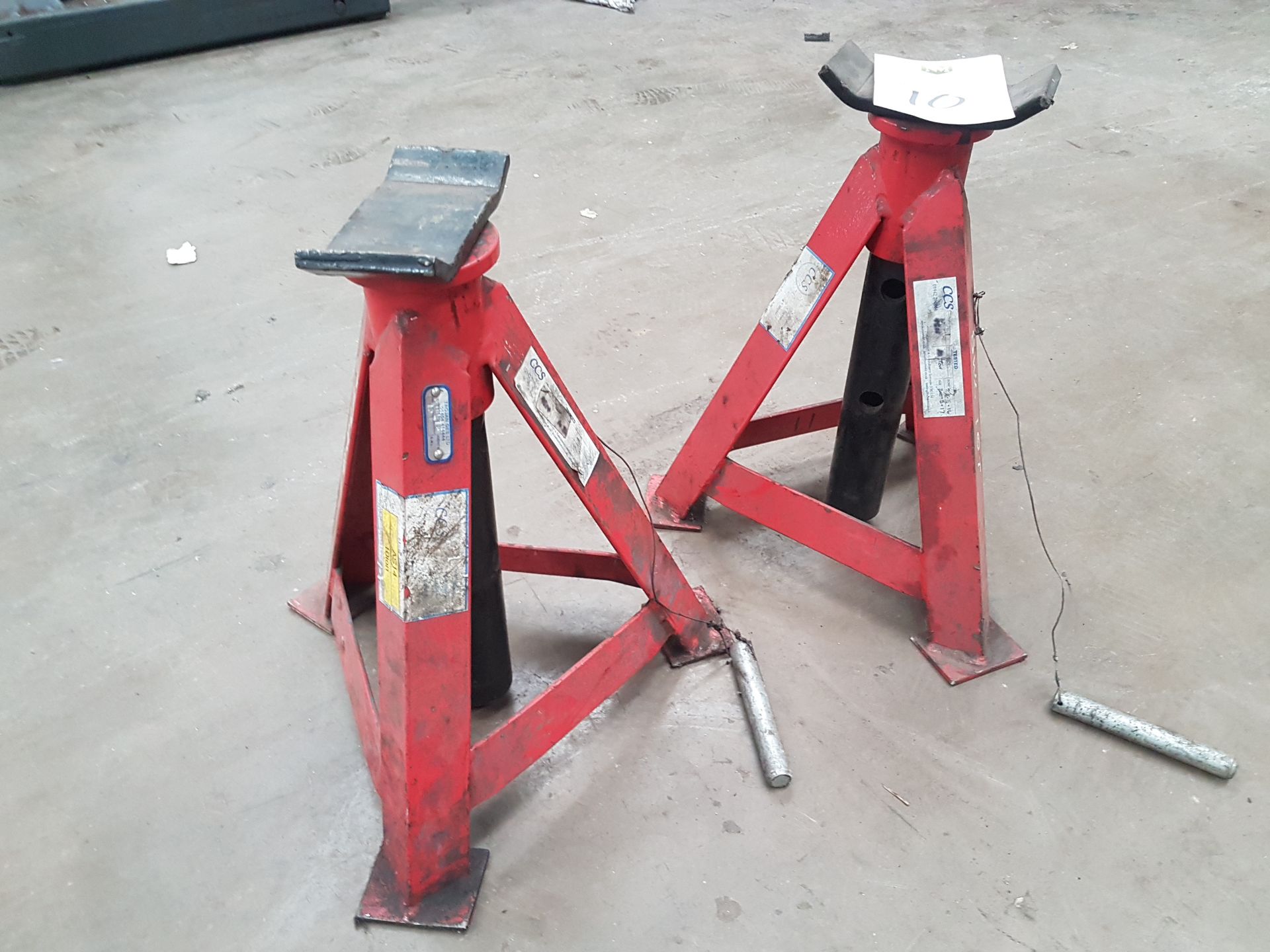 2 x Large Axle Stands