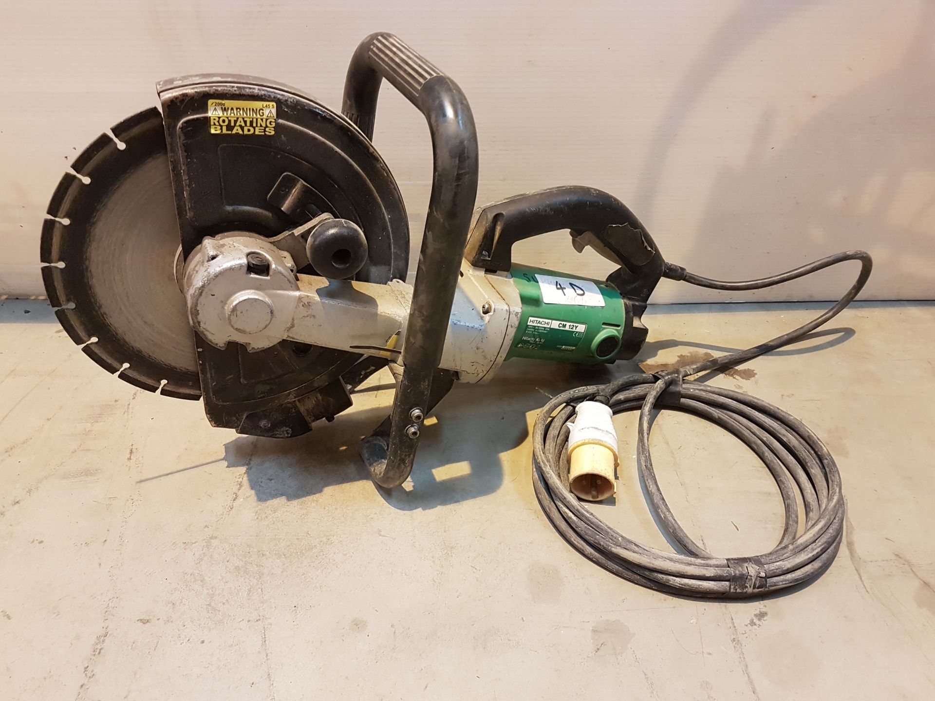 Hitachi CM 12Y 110v Cut Off saw