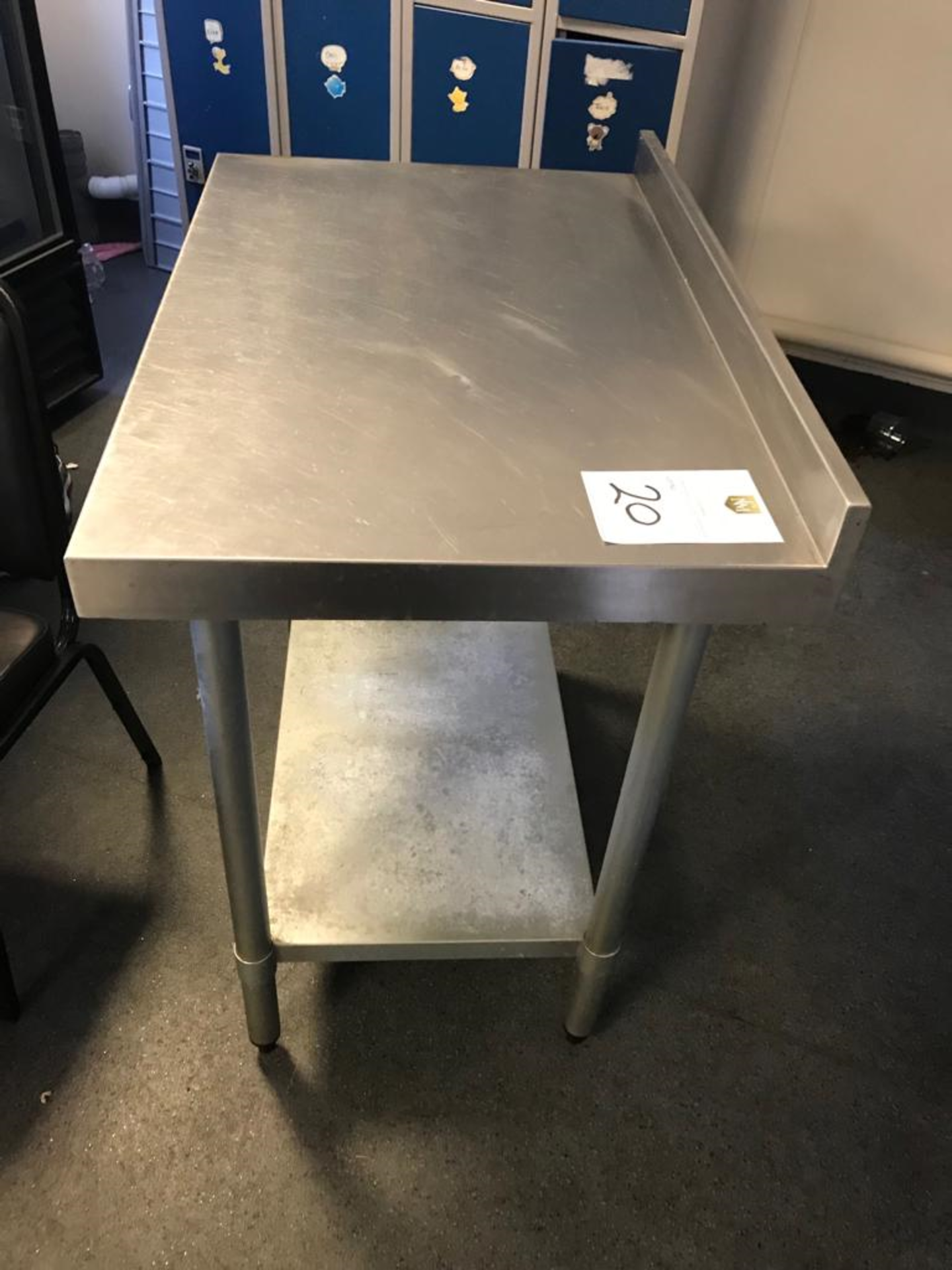 Vogue Stainless Steel Prep Table with Shelf Below - Image 5 of 8