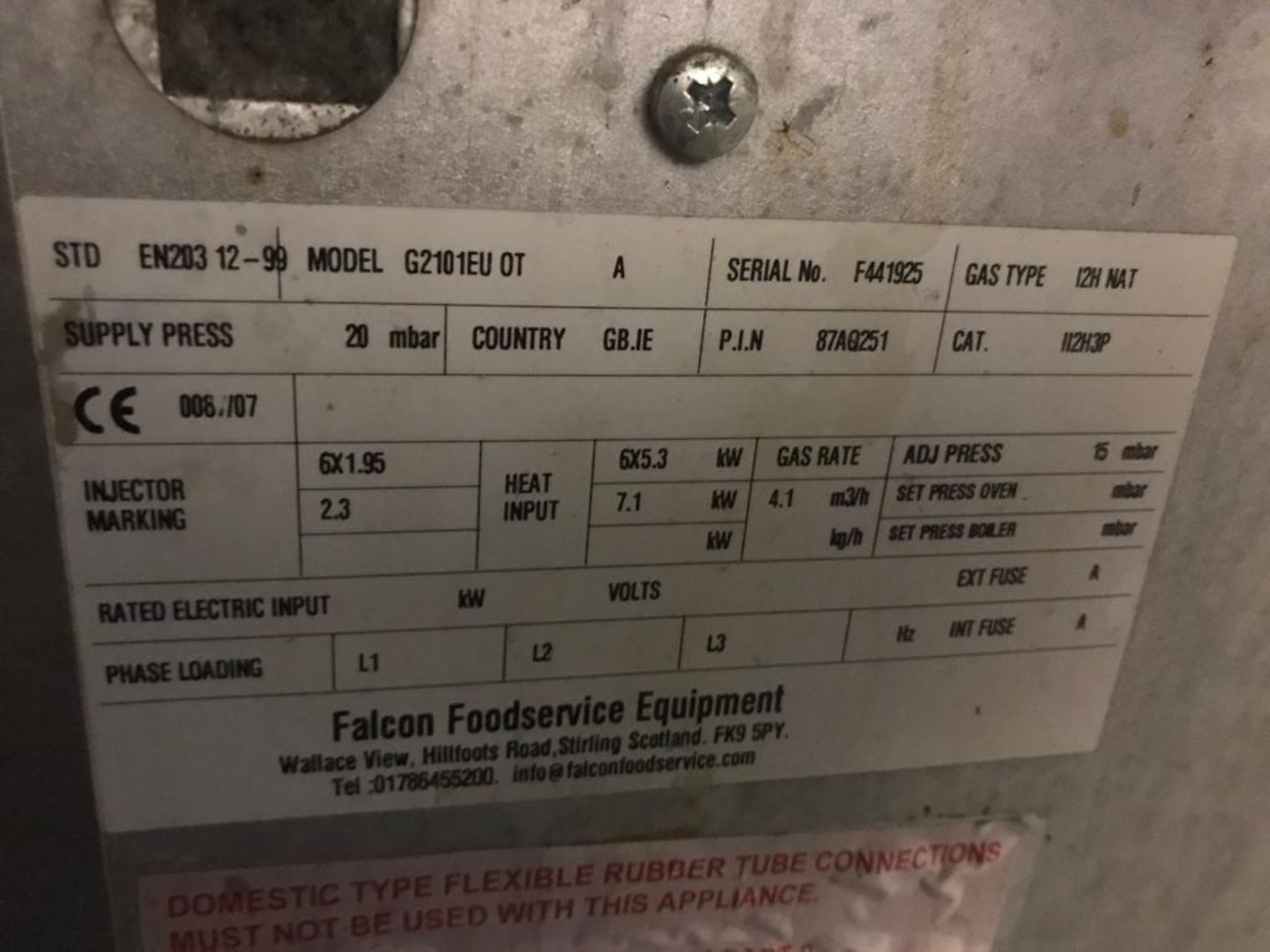 Falcon Dominator Oven & 6 Burner Hob - Image 9 of 10