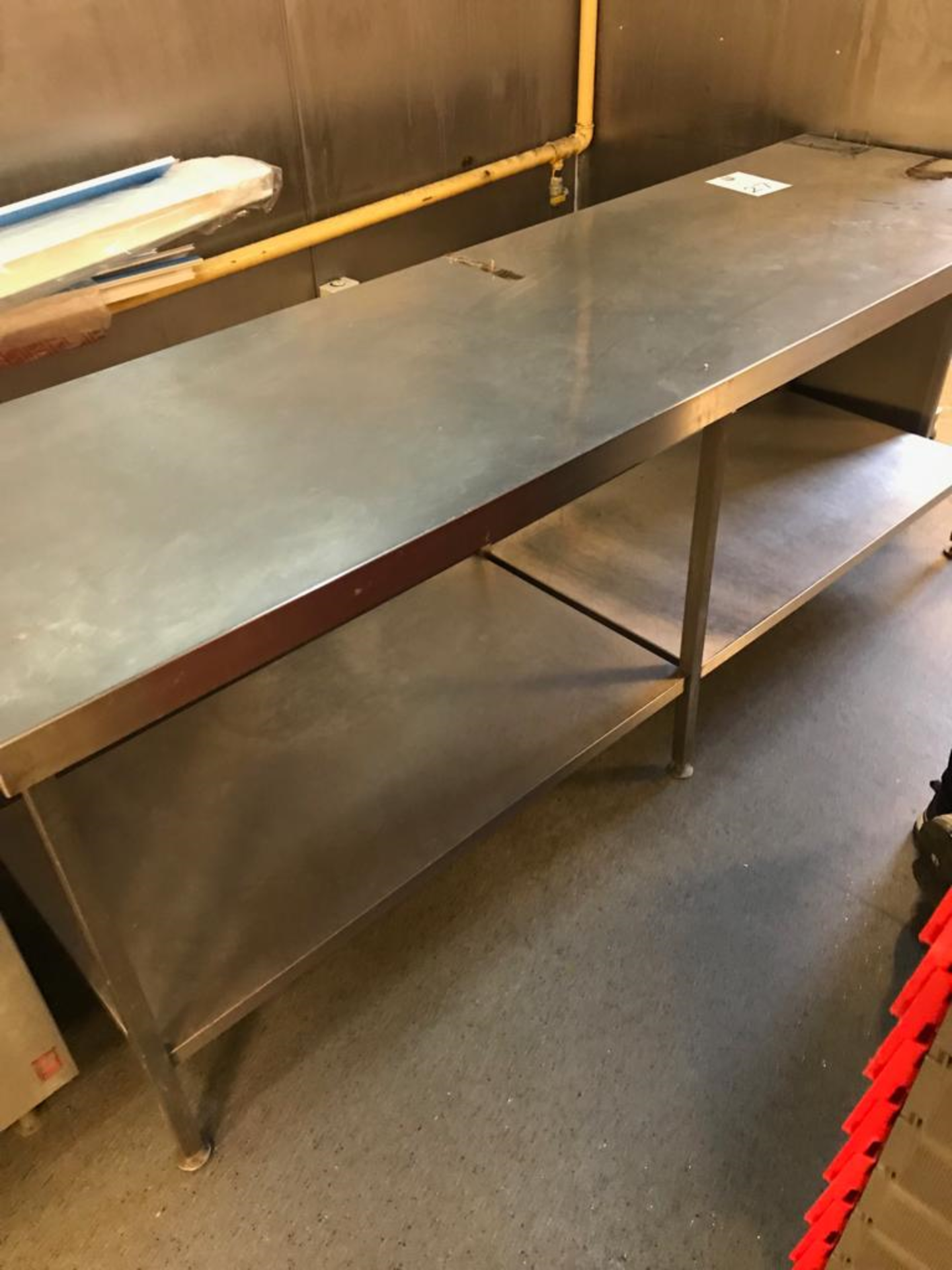 Stainless Steel Counter With Shelf Below - Image 4 of 6