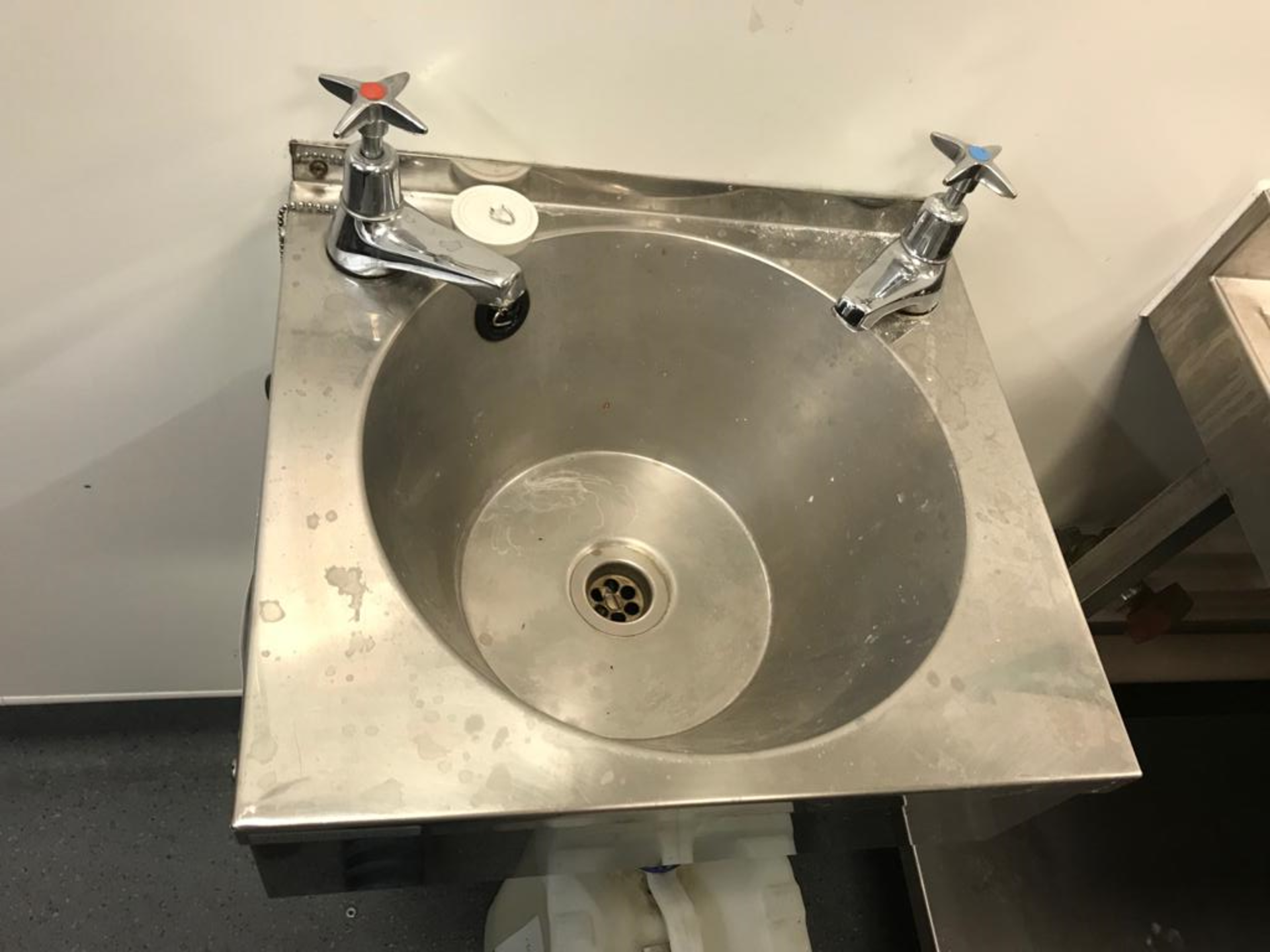 3x Sissons Small Stainless Steel Hand Wash Sinks