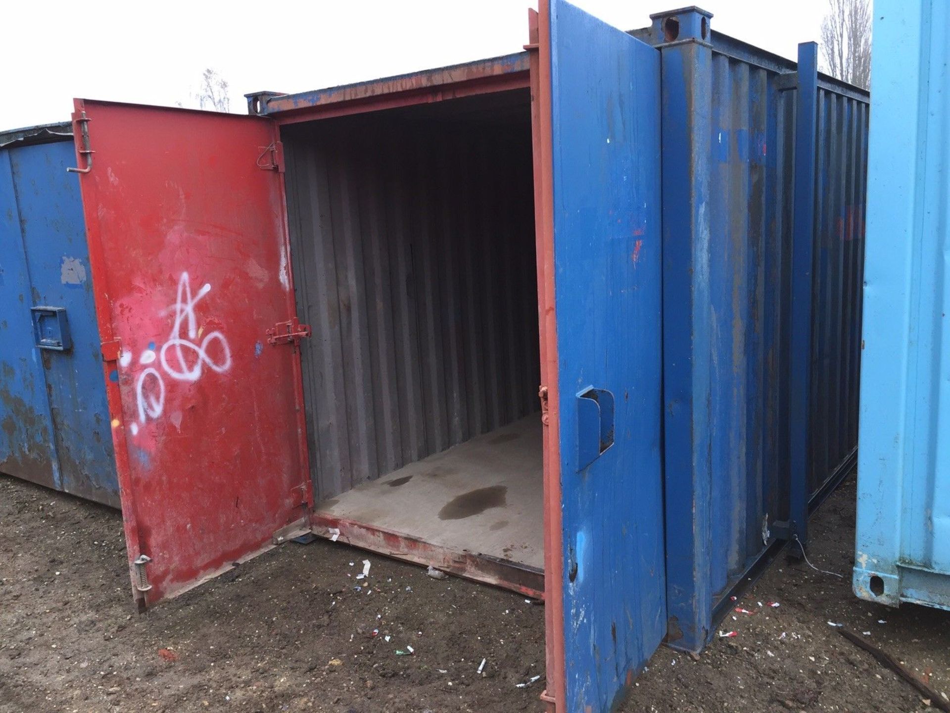 Site Office Cabin Storage Container 20ft Anti Vandal Site Store Lock Up Port - Image 5 of 8