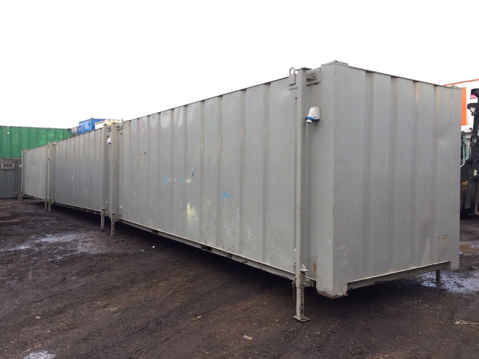 48ft - 72ft x 8ft Steel Portable Site Office Sections - Image 3 of 10