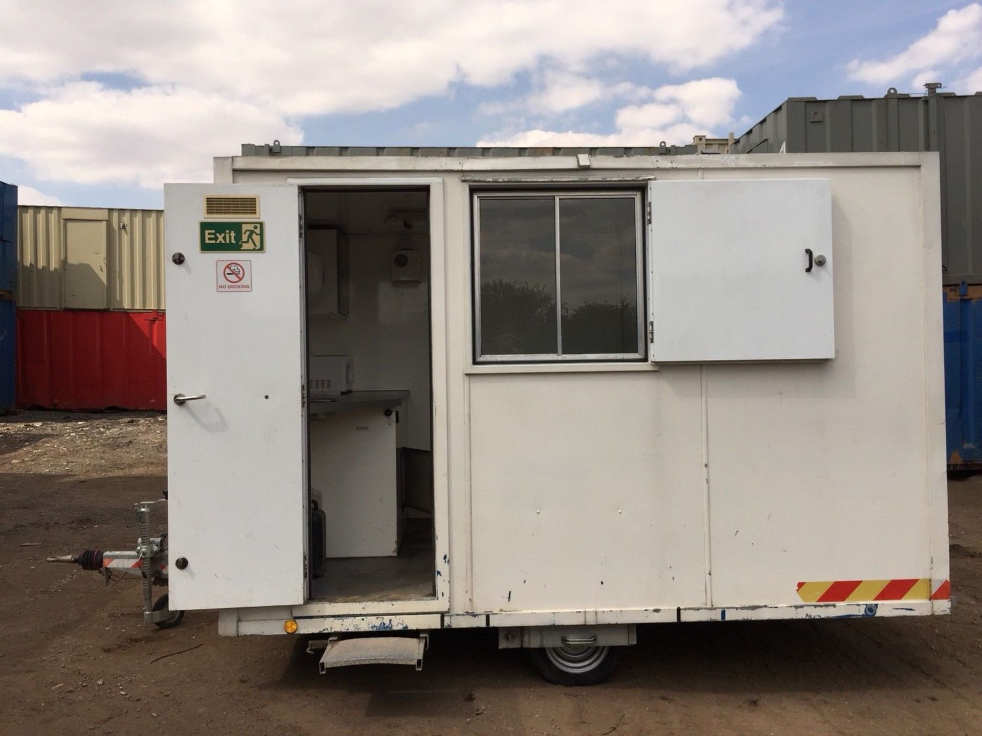 Welfare Unit Towable AJC Canteen Dry Room Toilet Generator Anti Vandal Steel