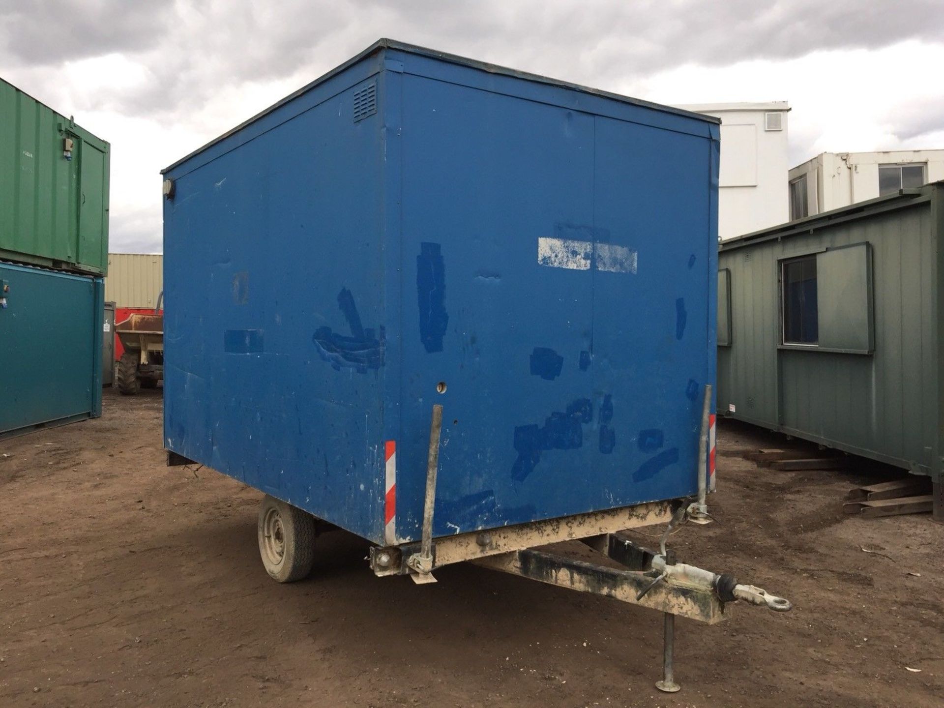 Towable Welfare Unit Site Office Cabin Site Hut Anti Vandal Steel More Available