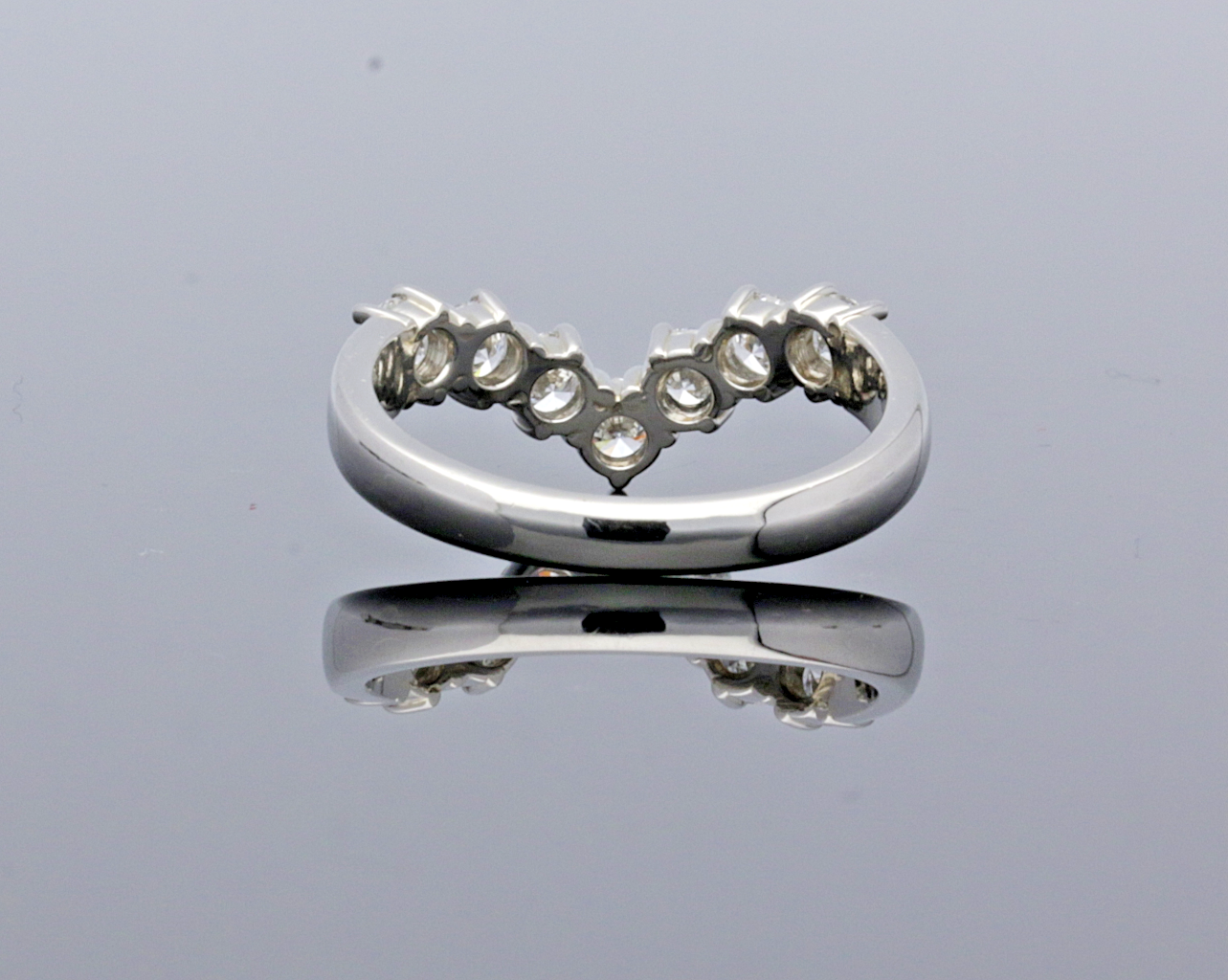 Platinum Wishbone Diamond Ring 1.20cts - Image 3 of 6