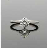 Platinum Diamond Solitaire Ring 1.01cts