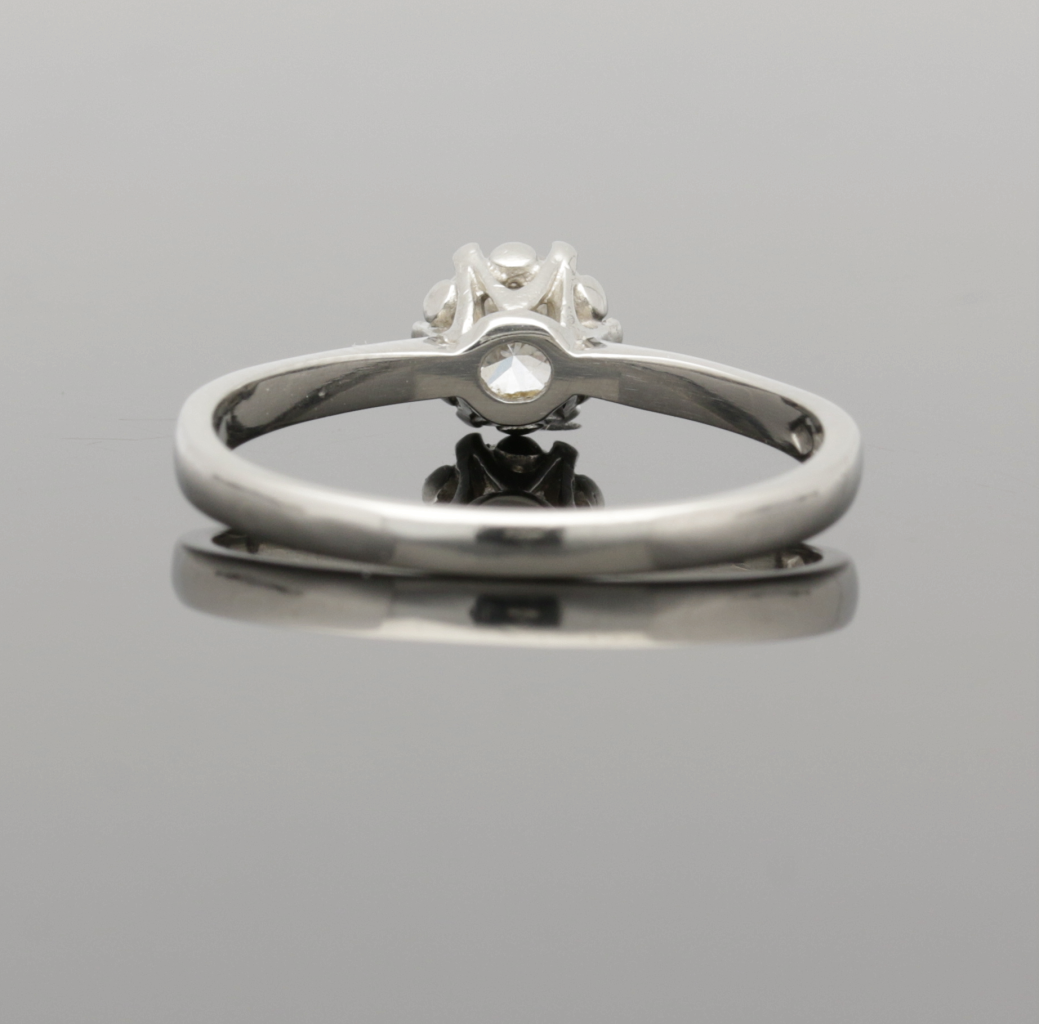 Platinum Diamond Solitaire Ring .50cts - Image 3 of 6