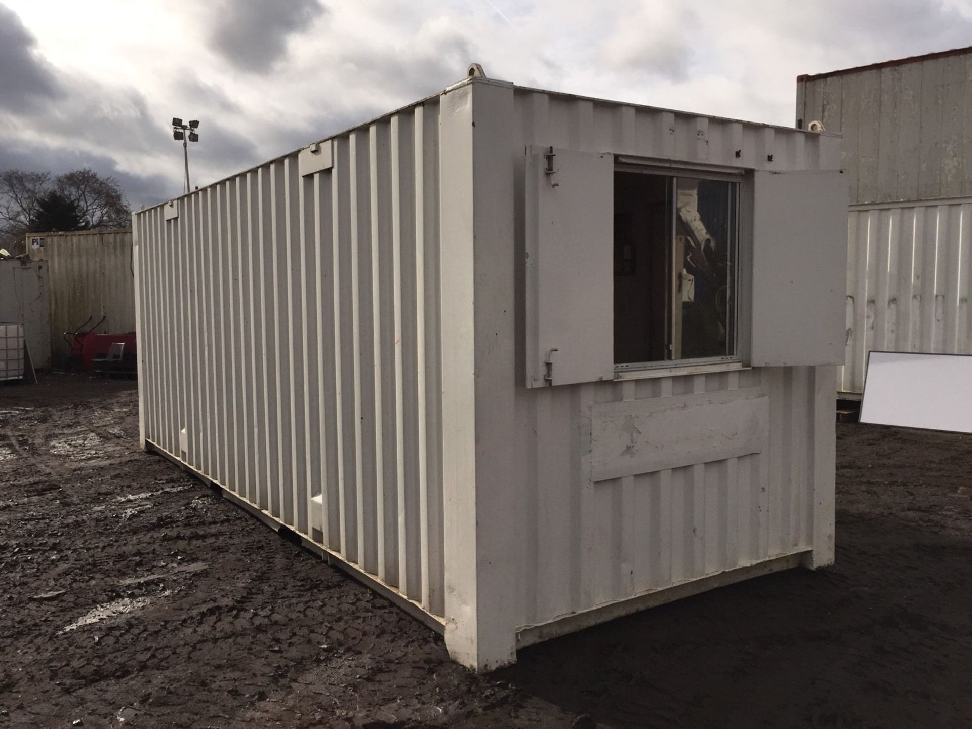 Site Office Cabin Welfare Container 20ft x 8ft Portable Steel Building - Image 3 of 5