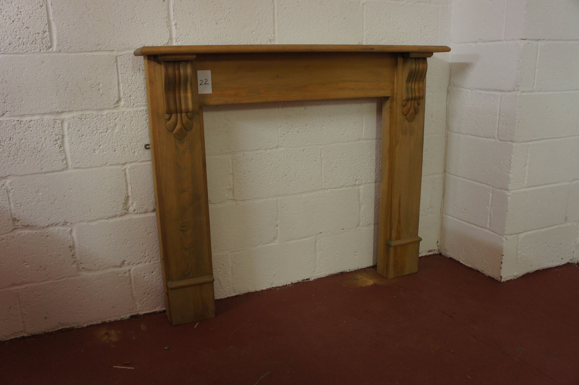 Timber fire surround - Image 2 of 2