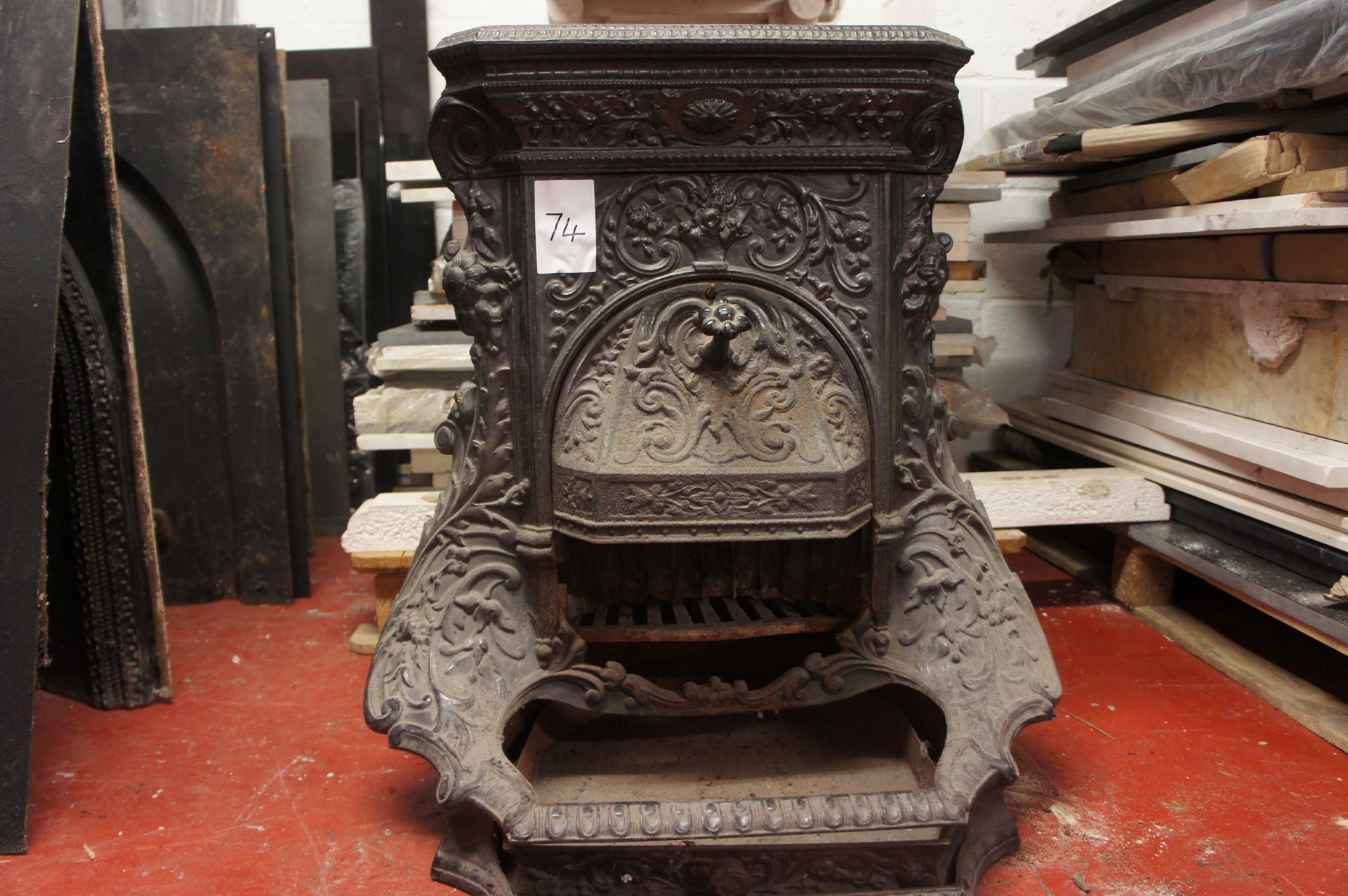 Ornate wood burner