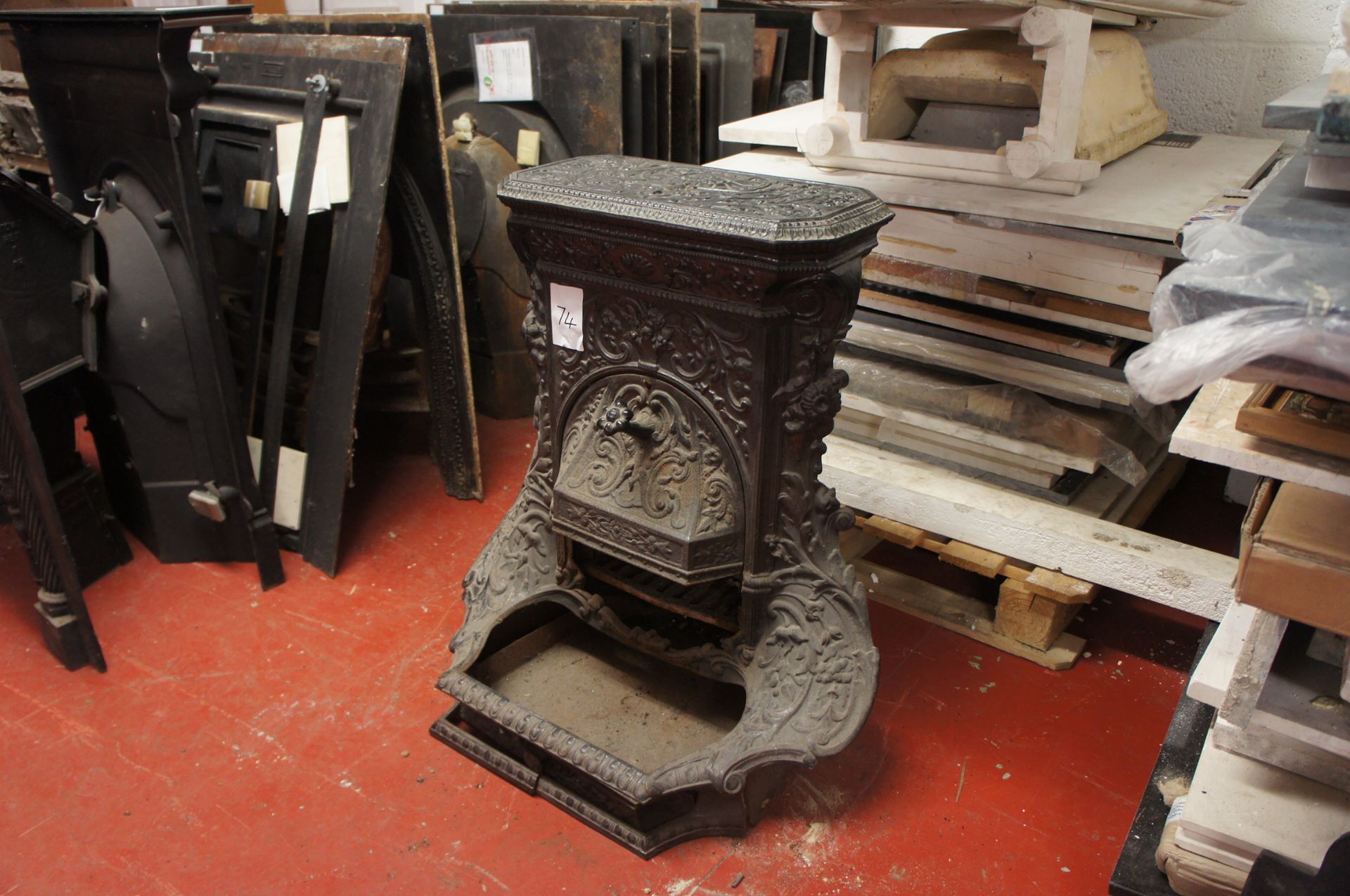 Ornate wood burner - Image 3 of 3