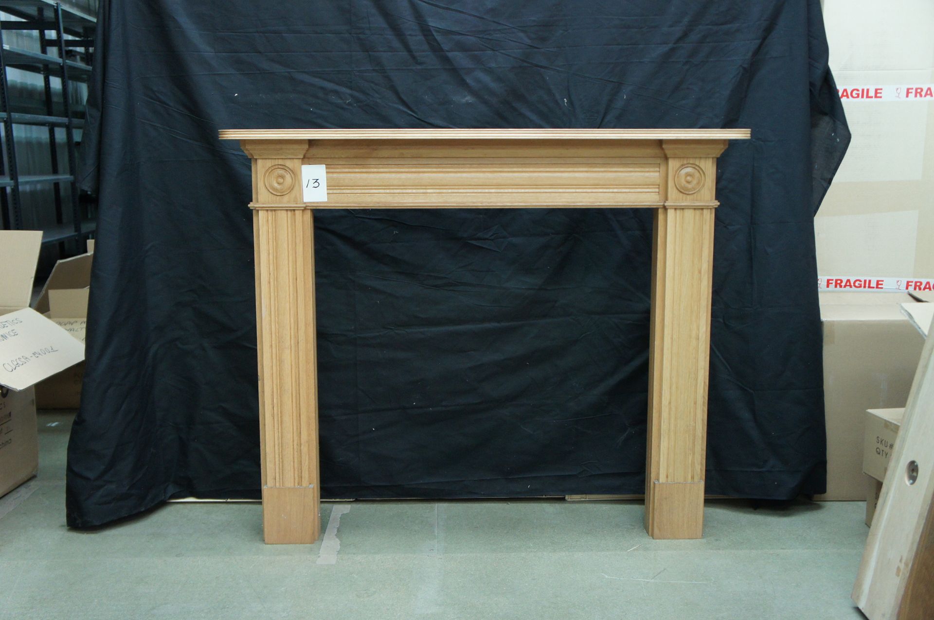 Timber fire surround