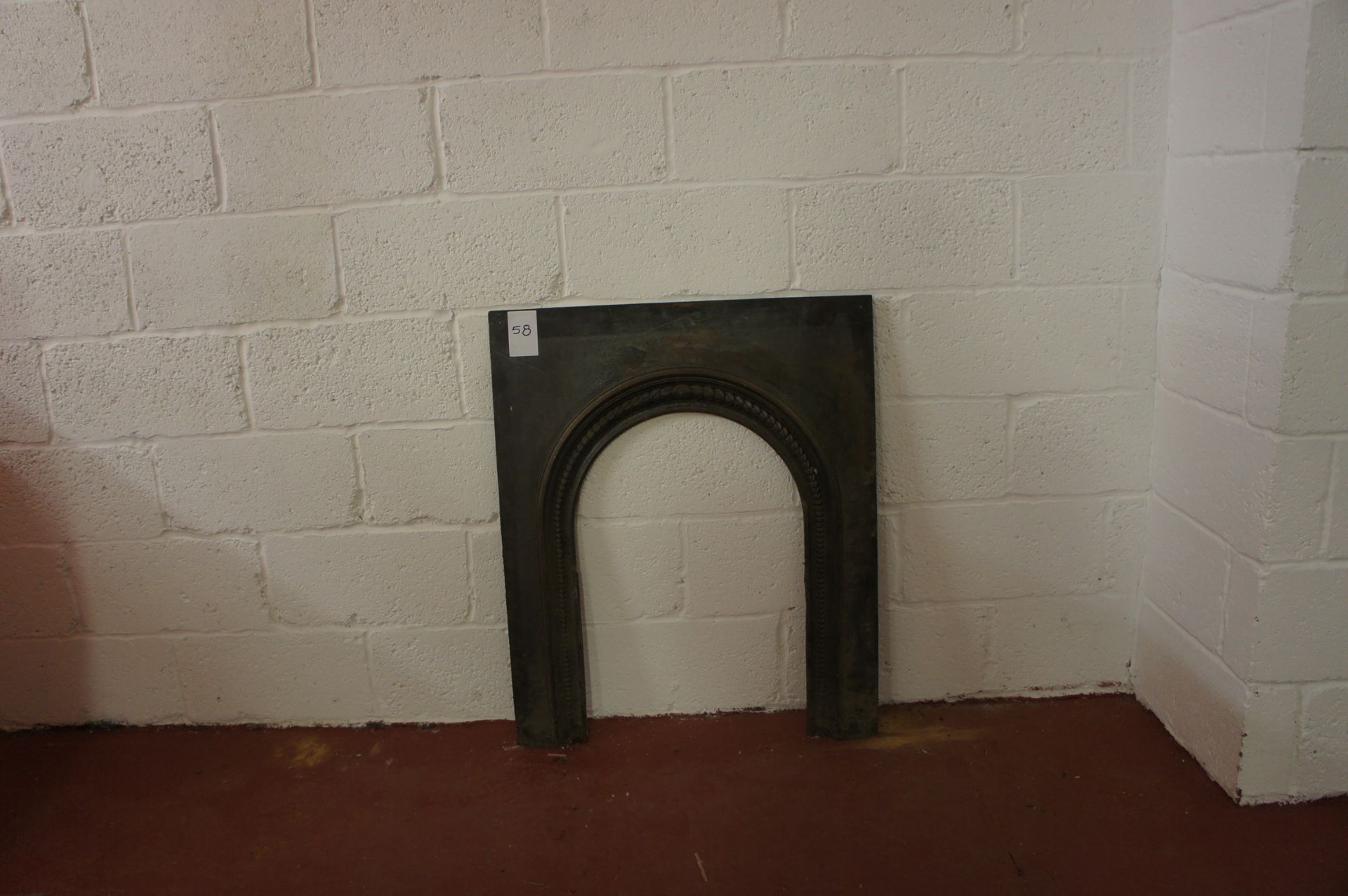 Cast iron fireplace insert