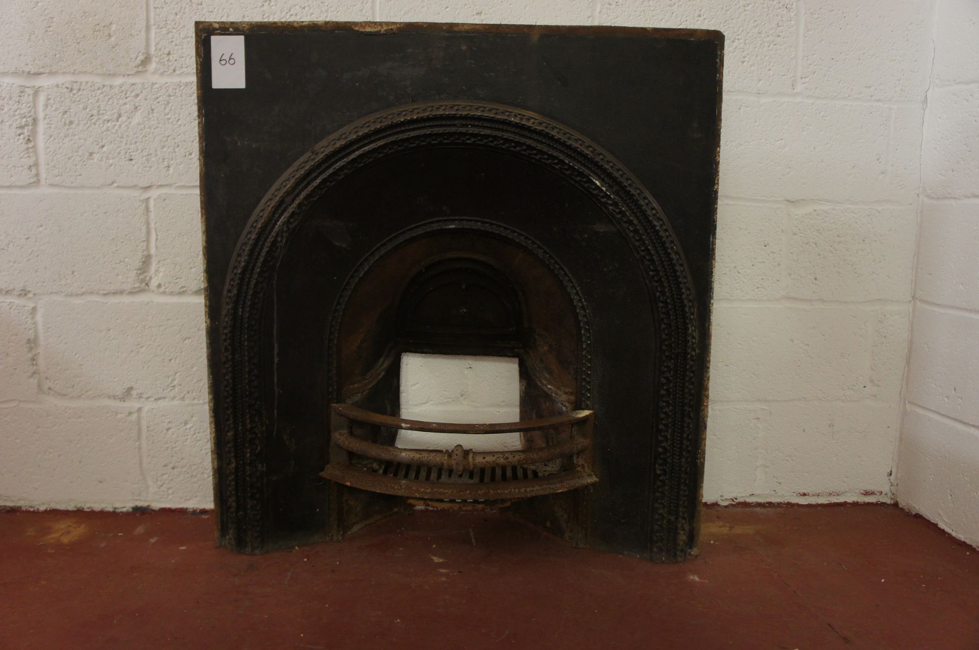 Cast iron fireplace insert