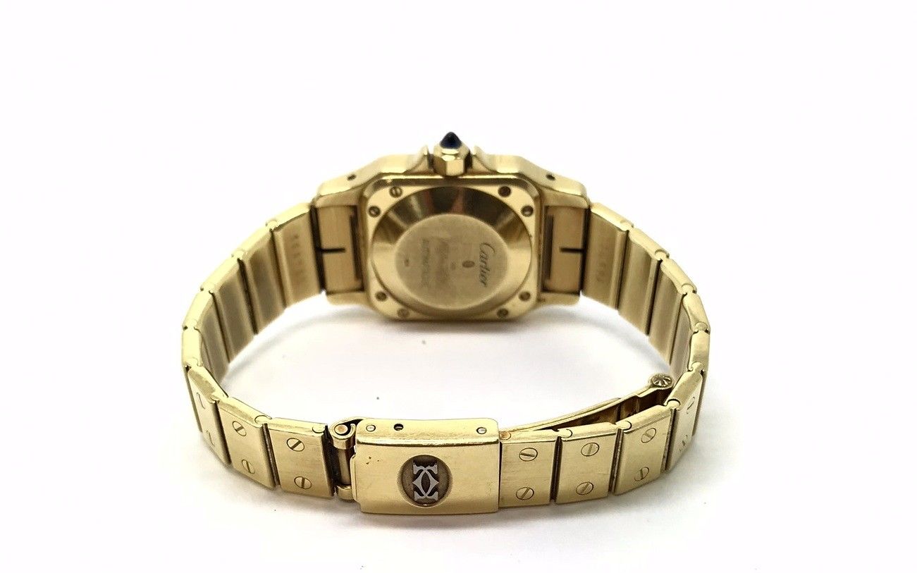 Cartier Santos 24742 18k Gold Ladies Watch - Image 2 of 7