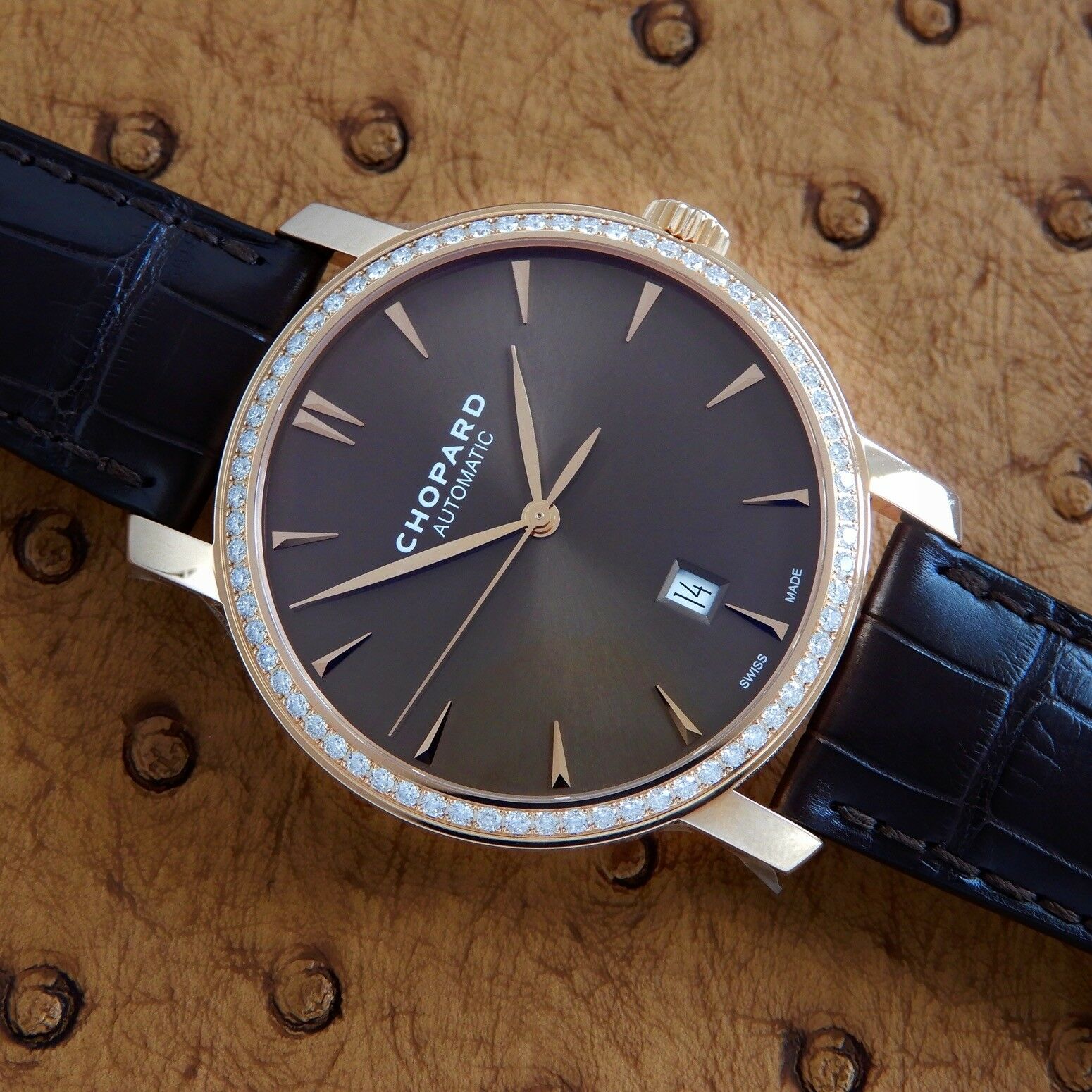 Chopard Custom 40mm Rose Gold Watch - Image 4 of 12