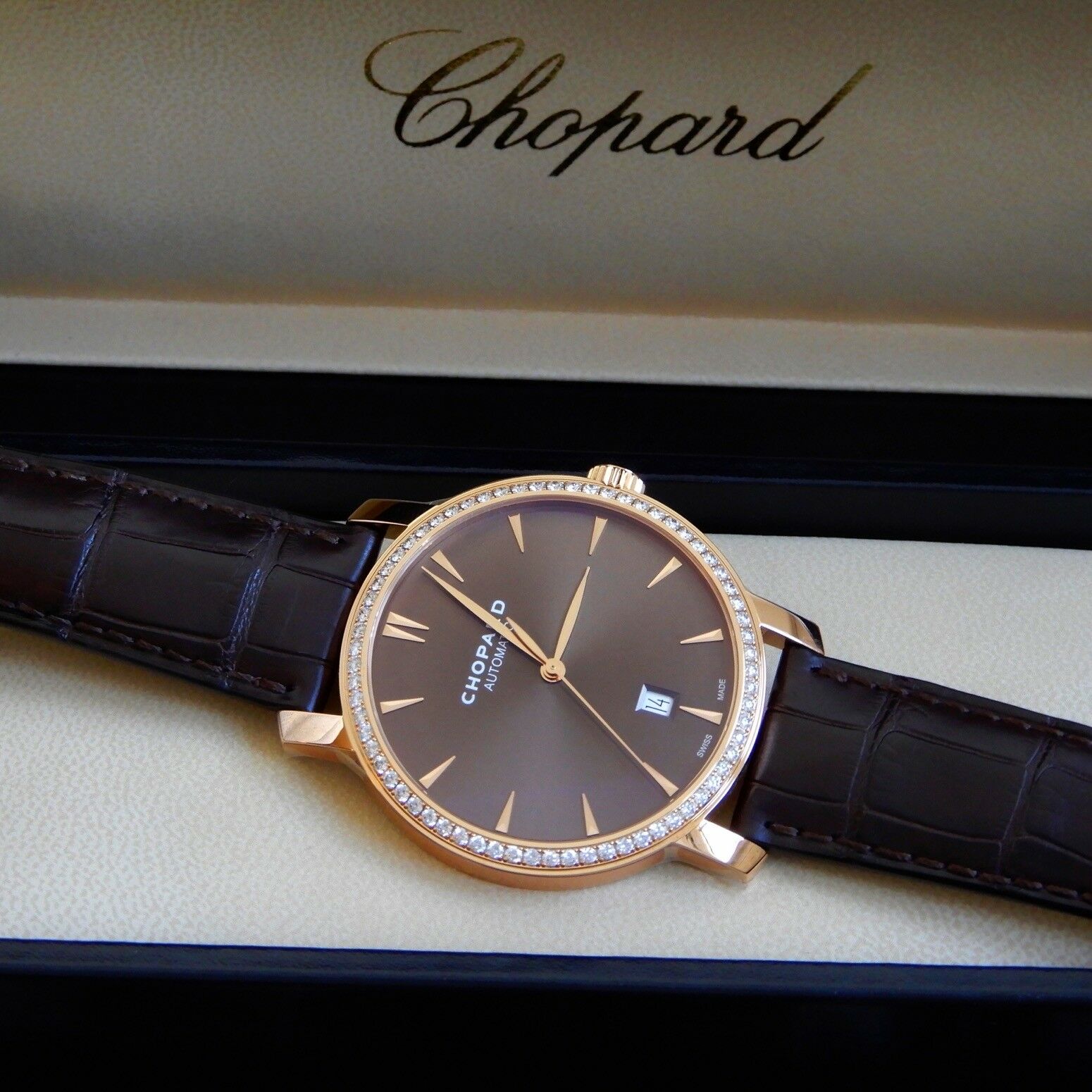 Chopard Custom 40mm Rose Gold Watch - Image 10 of 12