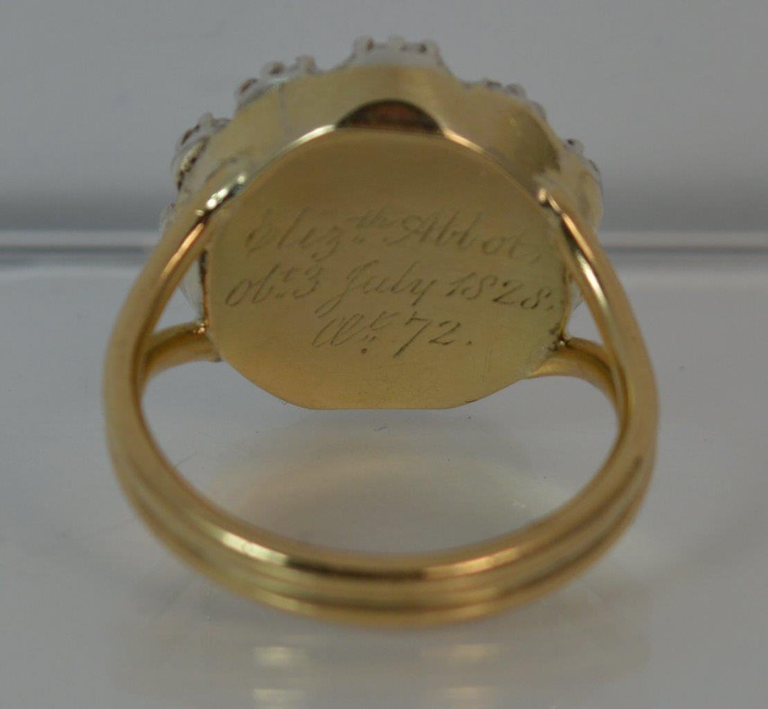 George IV Period Cluster Ring - Image 8 of 12