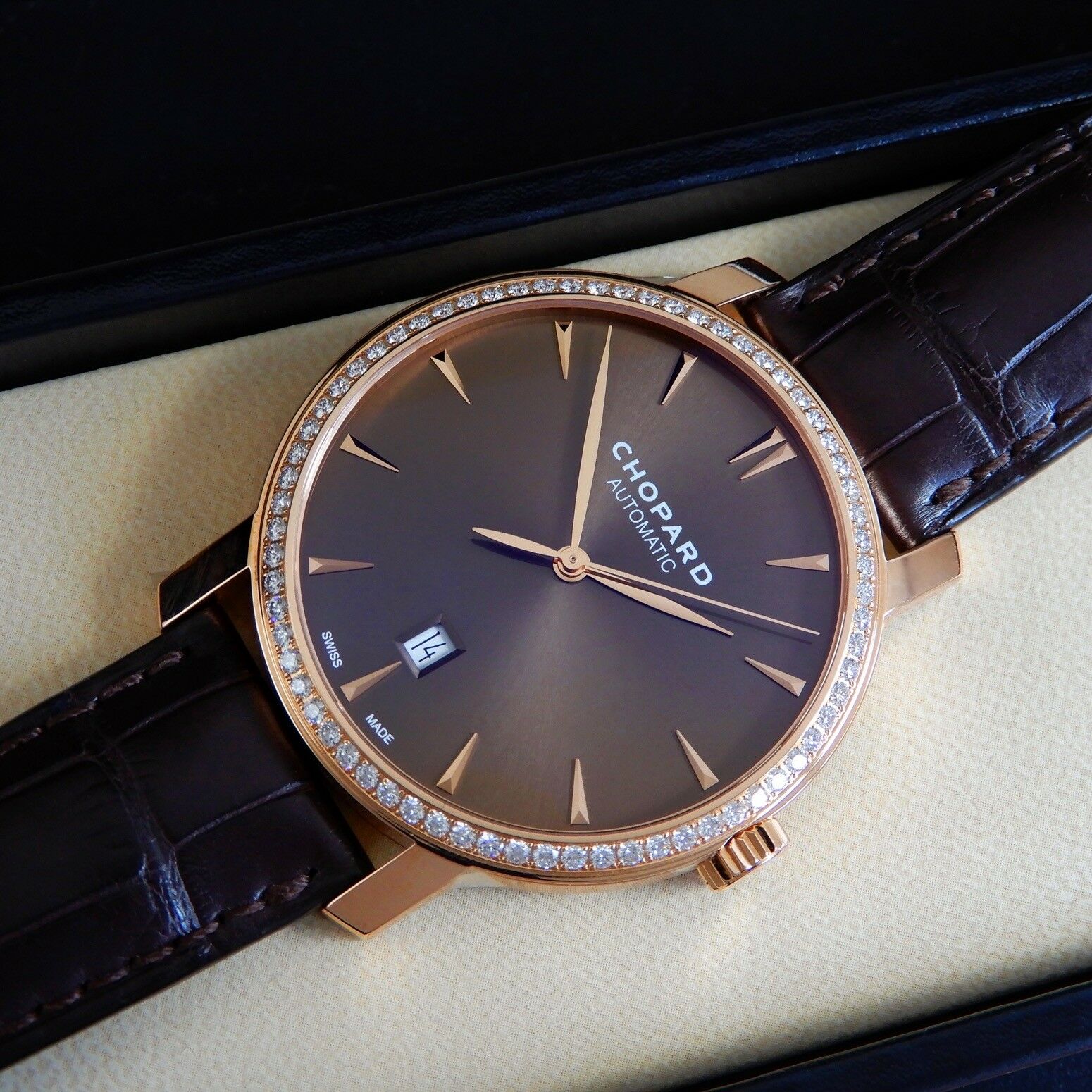 Chopard Custom 40mm Rose Gold Watch - Image 7 of 12