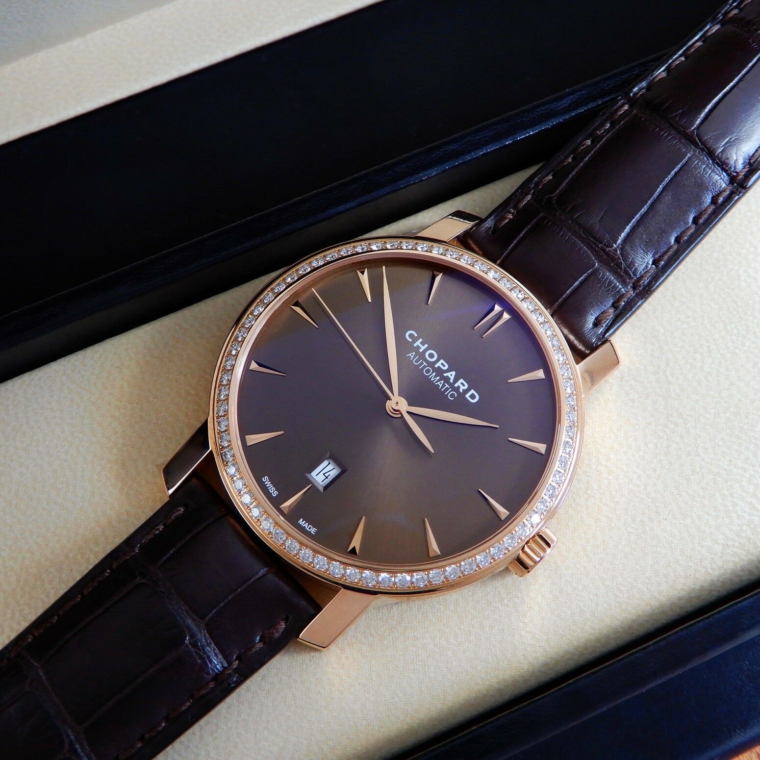 Chopard Custom 40mm Rose Gold Watch - Image 12 of 12