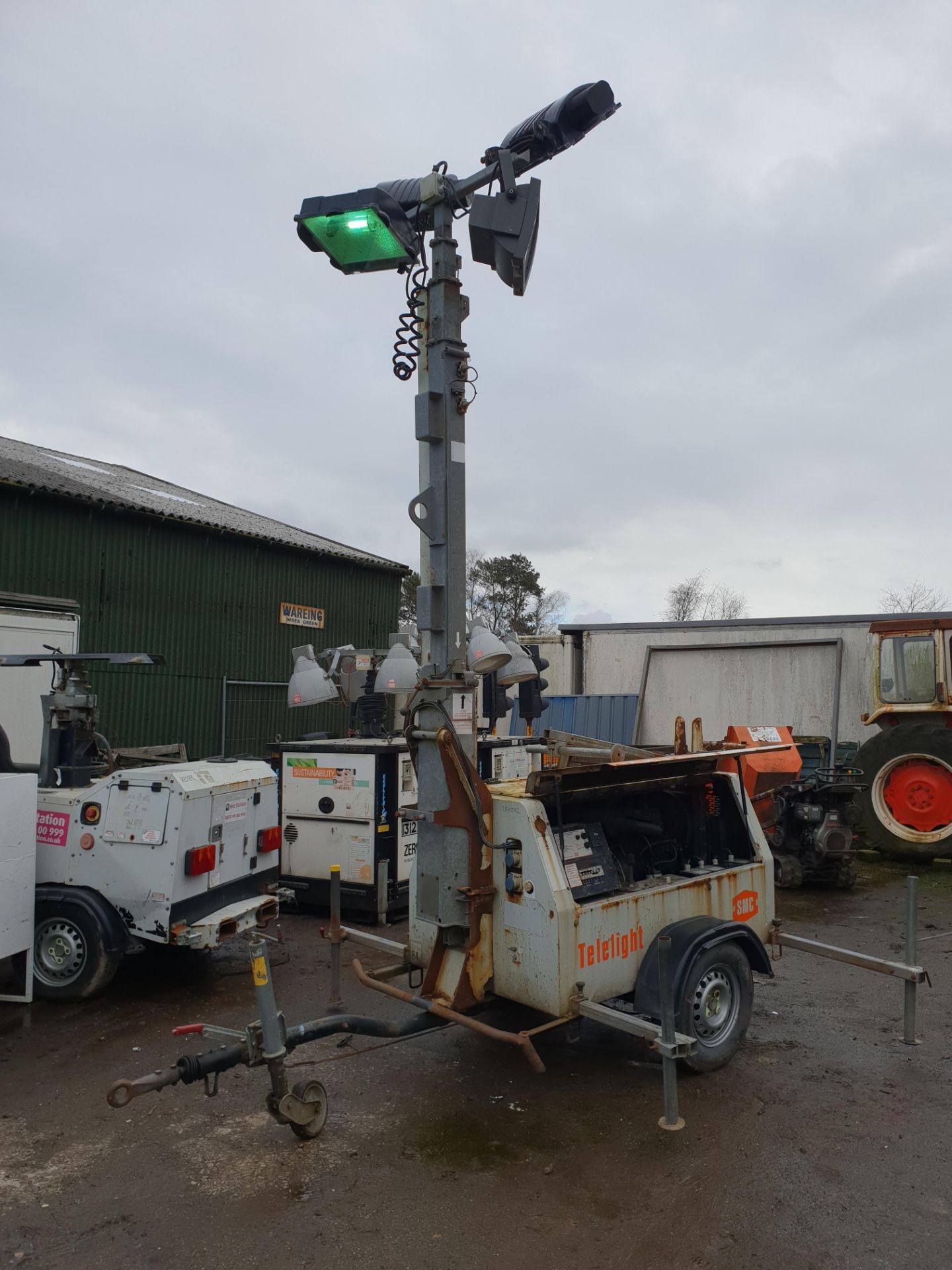 SMC TL35 Diesel powered lighting tower (Fast tow)