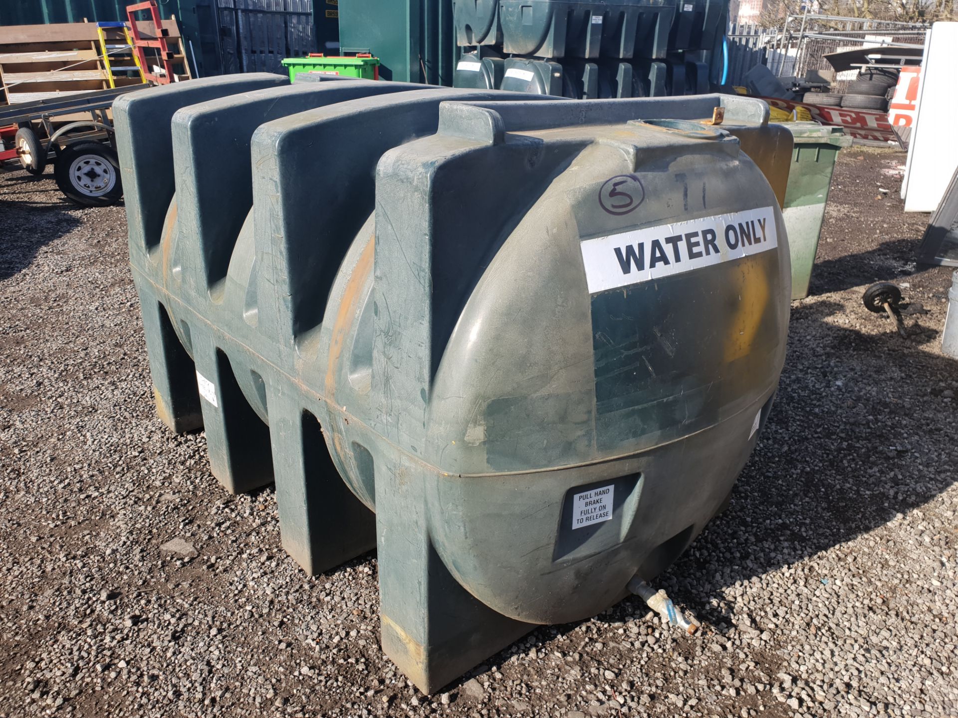 On Site Water Storage Tank