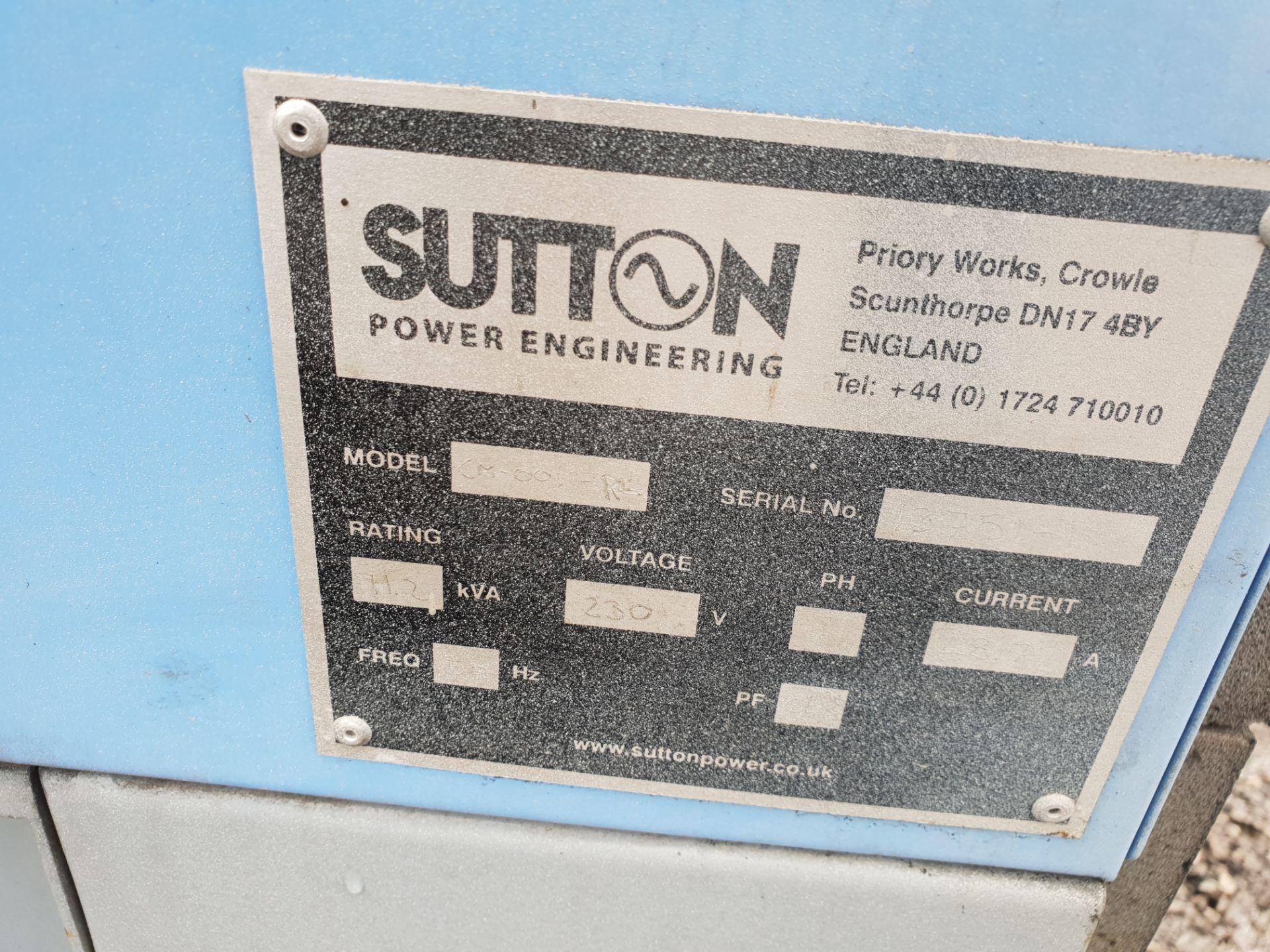 Sutton CM-0011-SL 11Kva Silenced Generator - Image 5 of 6